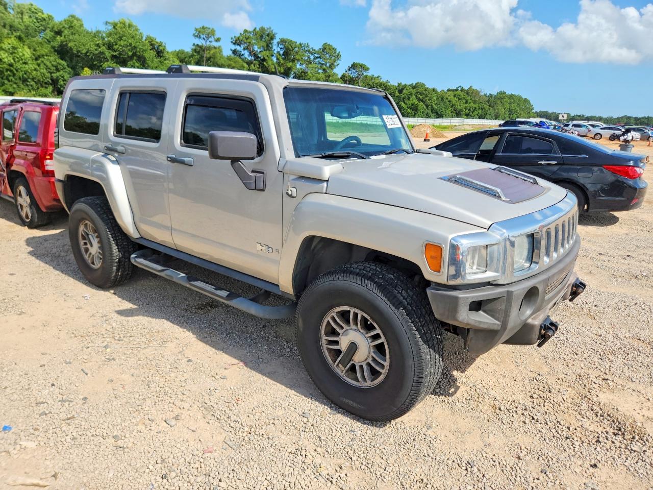 2006 Hummer H3 Gray vin: 5GTDN136868143497