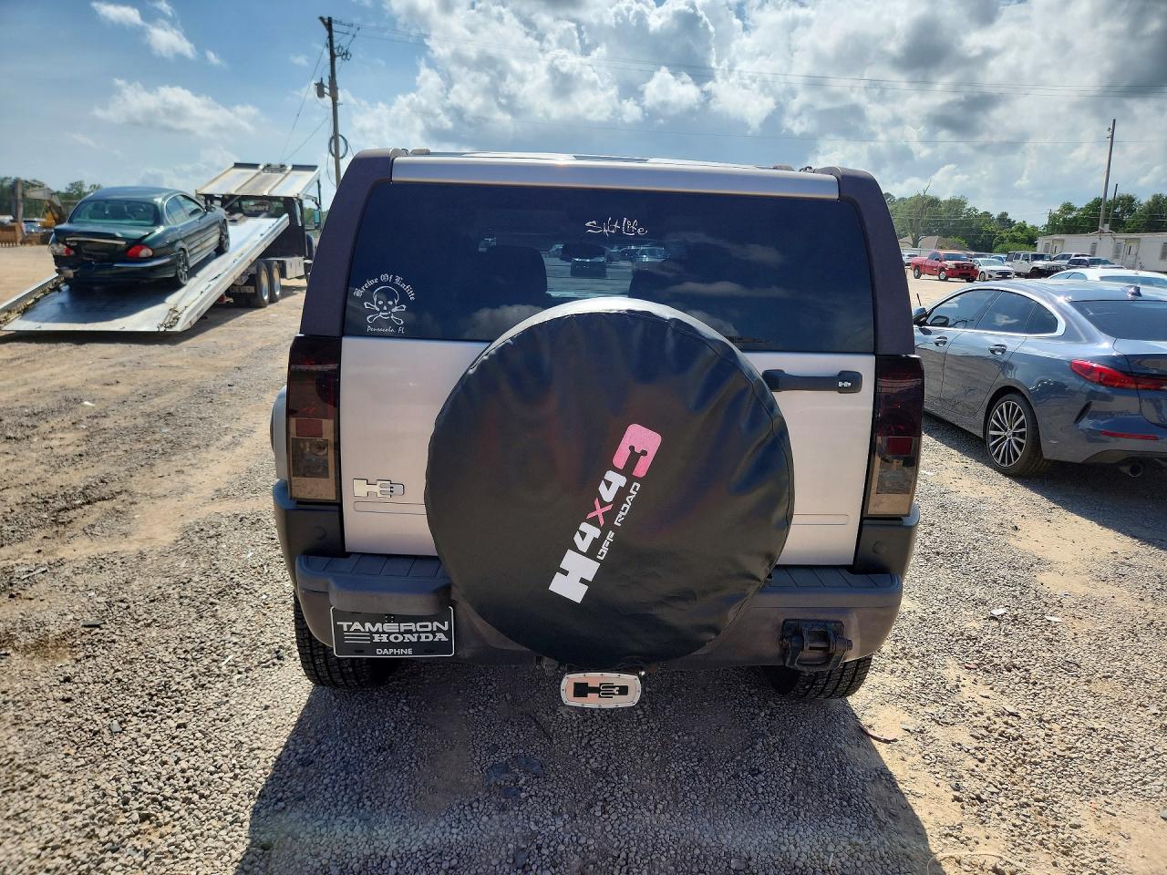 2006 Hummer H3 Gray vin: 5GTDN136868143497