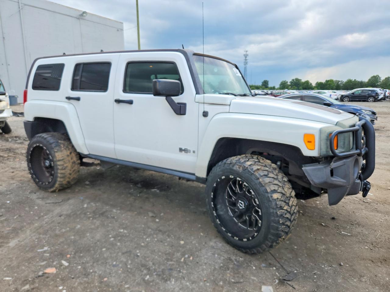 2006 Hummer H3 White vin: 5GTDN136868164477