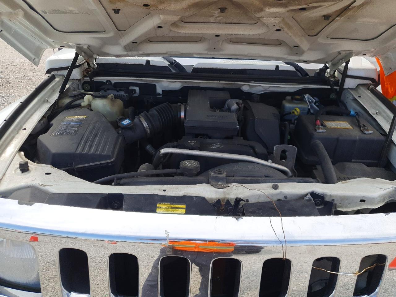 2006 Hummer H3 White vin: 5GTDN136868208977