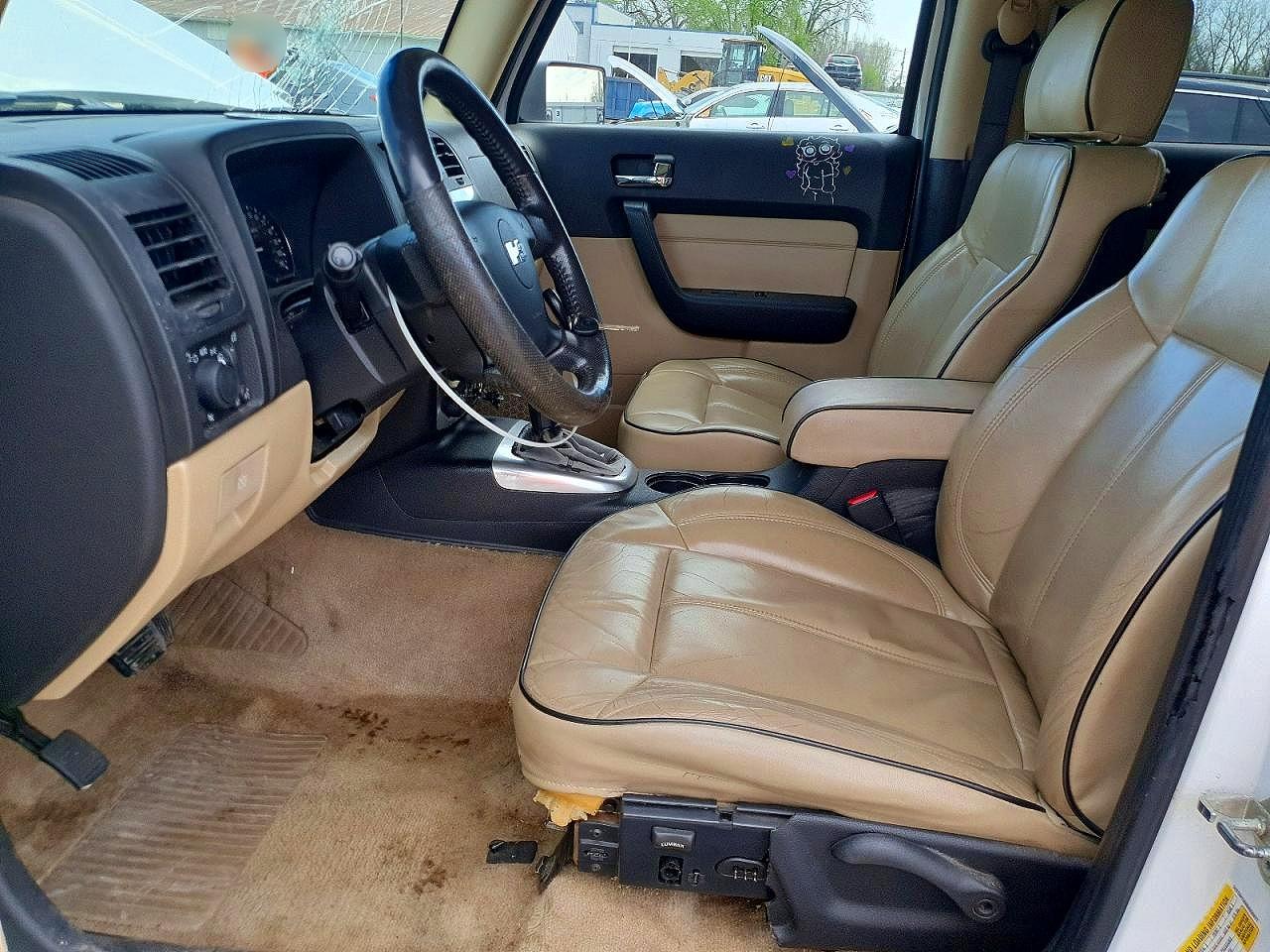 2006 Hummer H3 White vin: 5GTDN136868208977