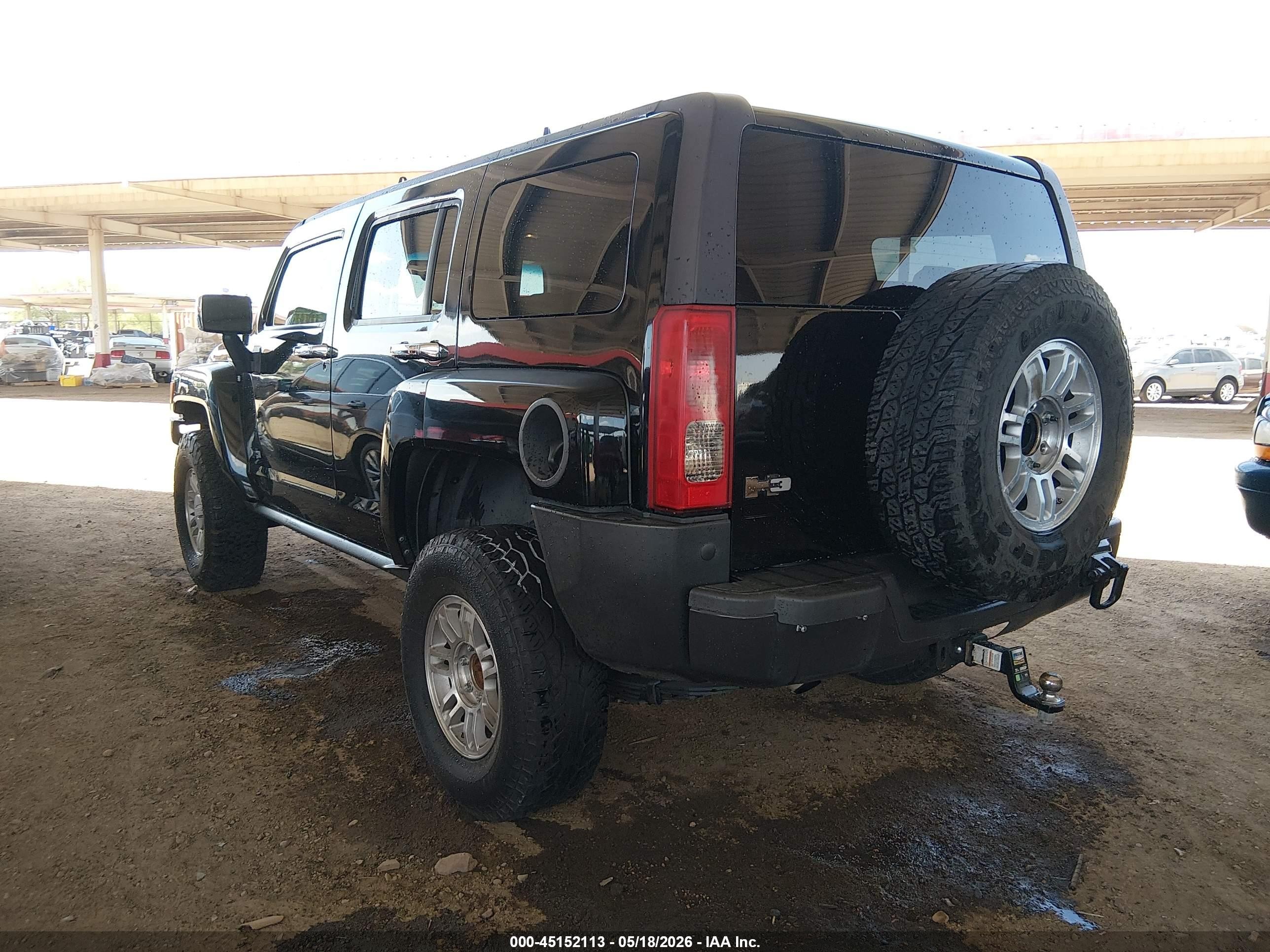 2006 Hummer H3 Suv   Черный vin: 5GTDN136868239629