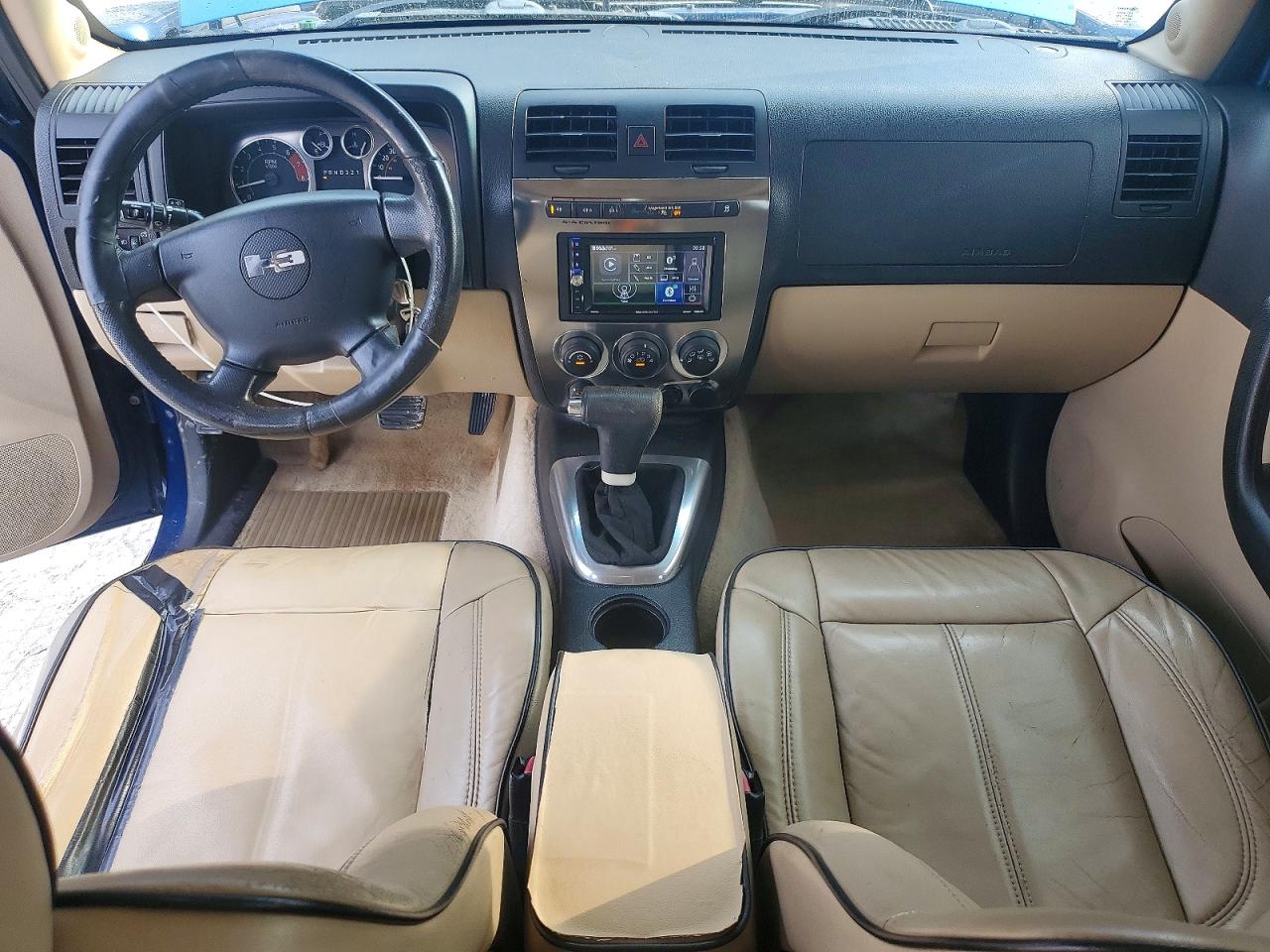 2006 Hummer H3 Blue vin: 5GTDN136868266510