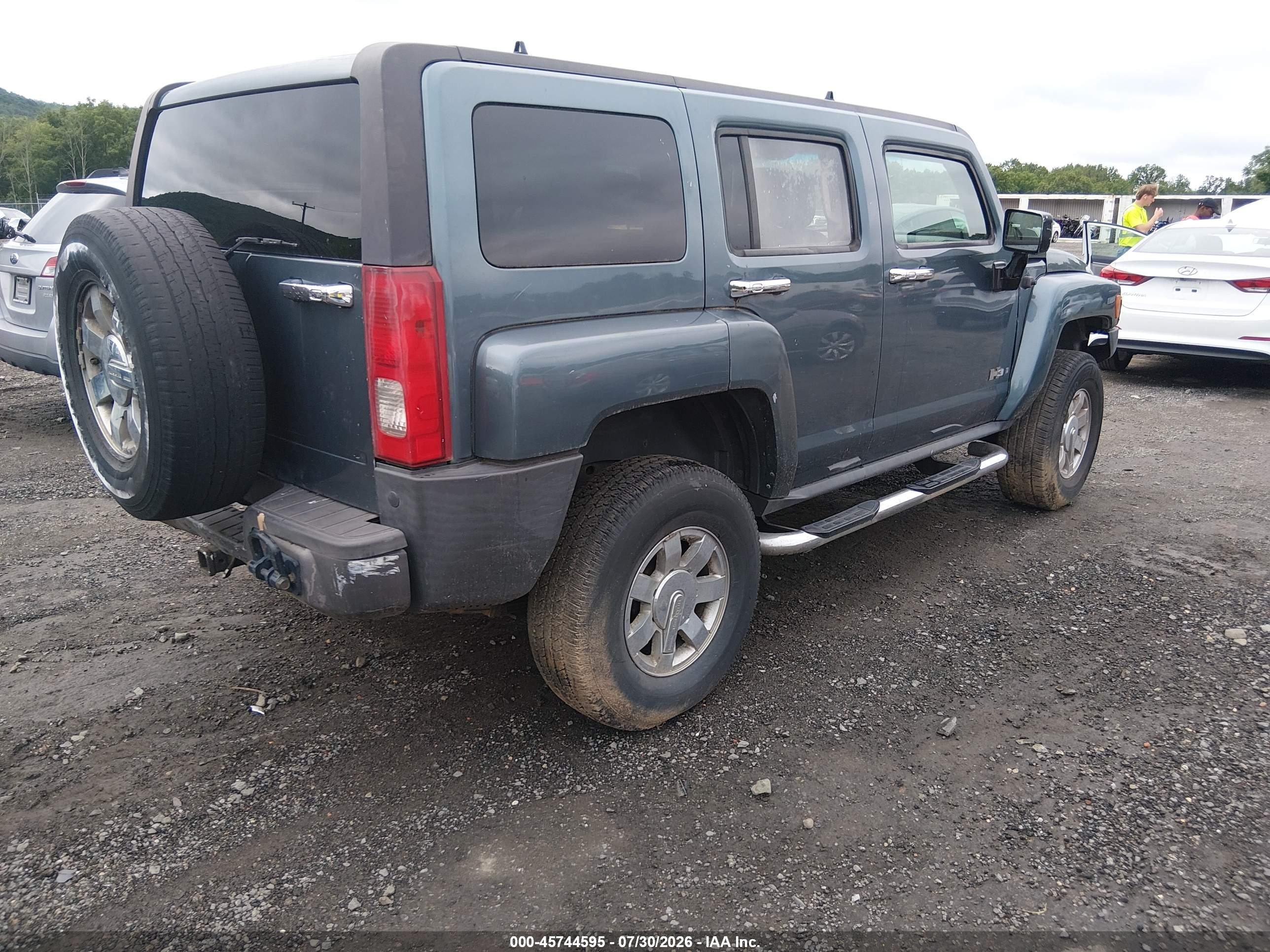 2006 Hummer H3 Suv   Синий vin: 5GTDN136968193714