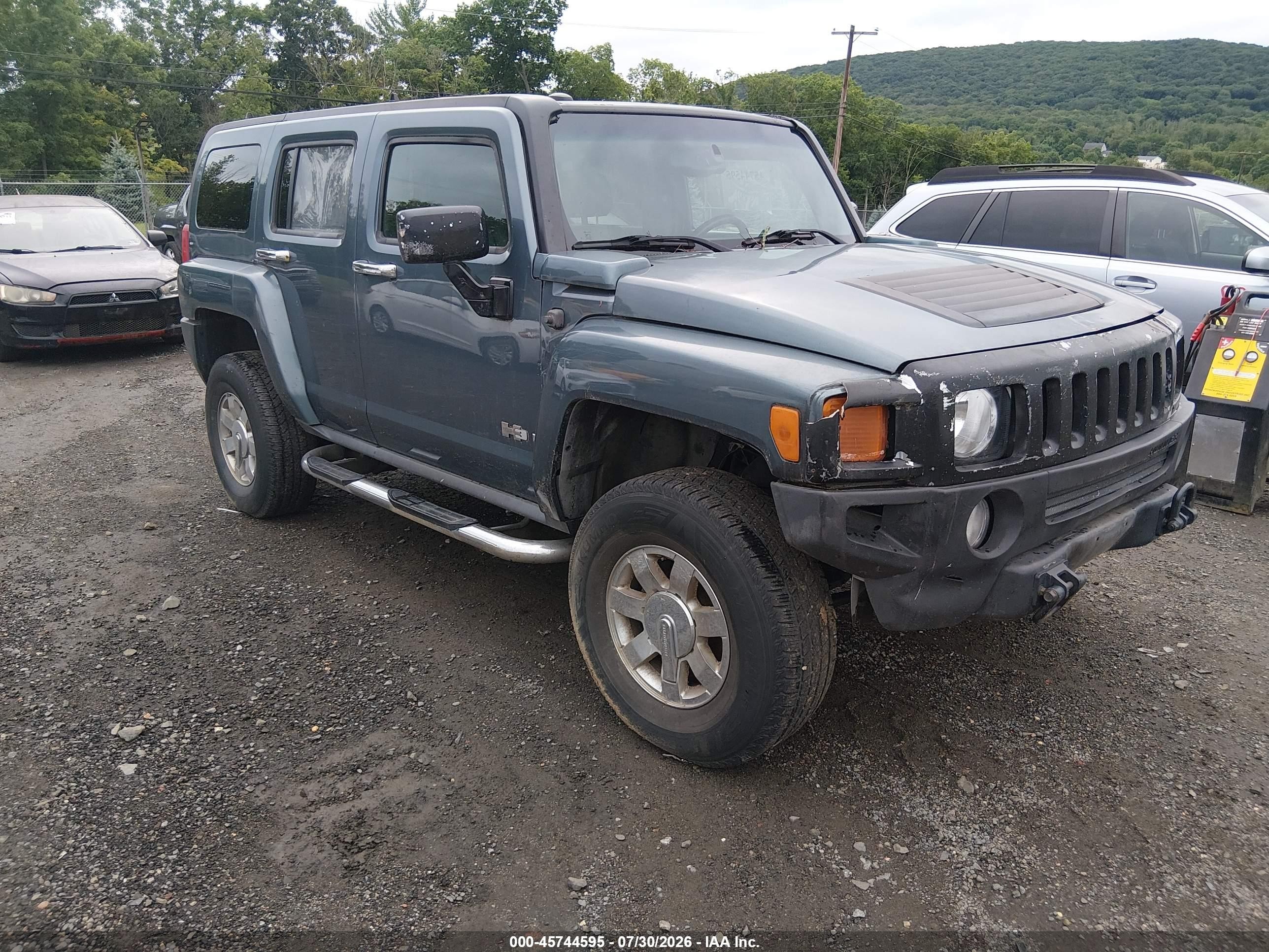 2006 Hummer H3 Suv   Синий vin: 5GTDN136968193714