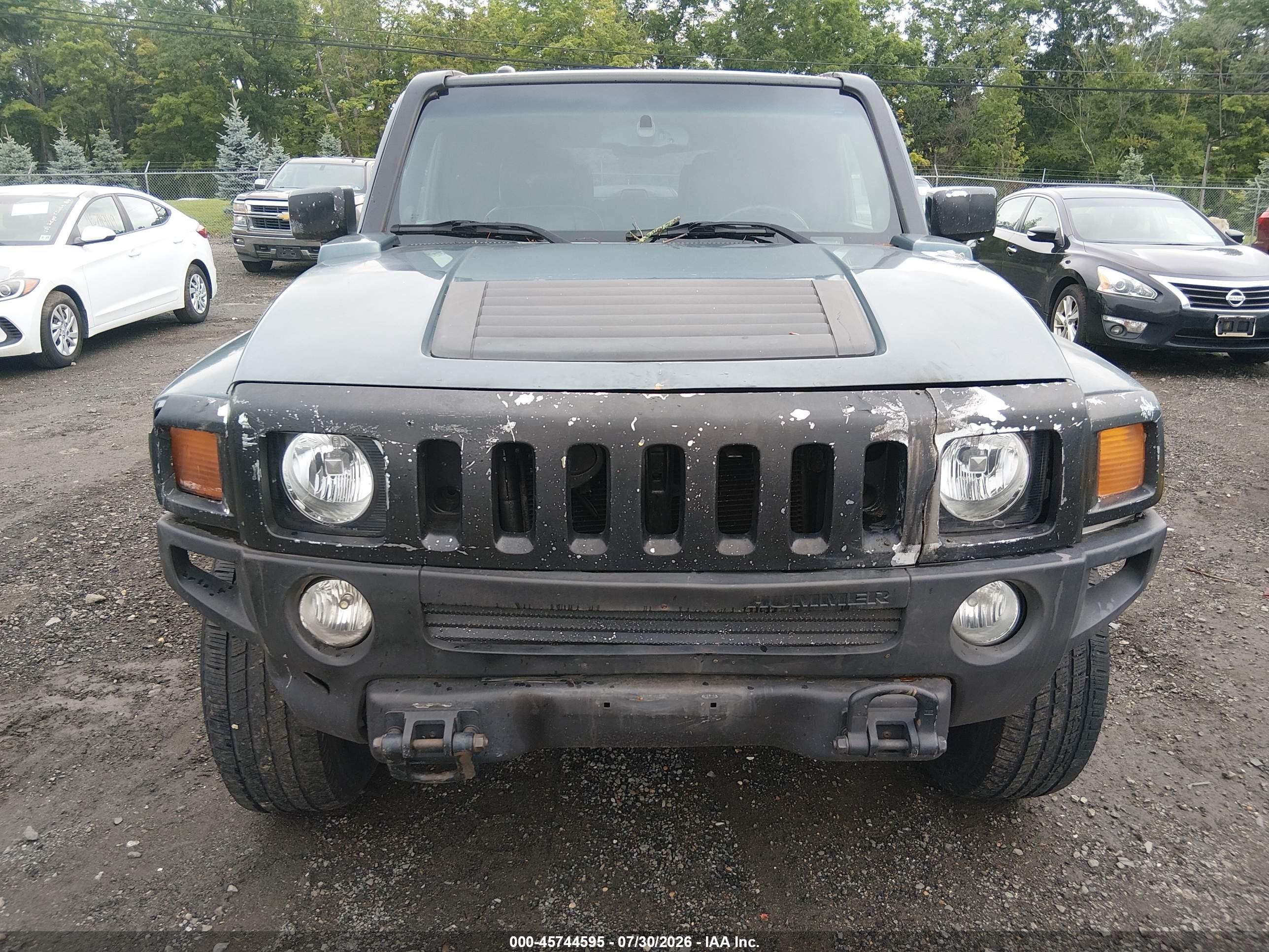 2006 Hummer H3 Suv   Синий vin: 5GTDN136968193714