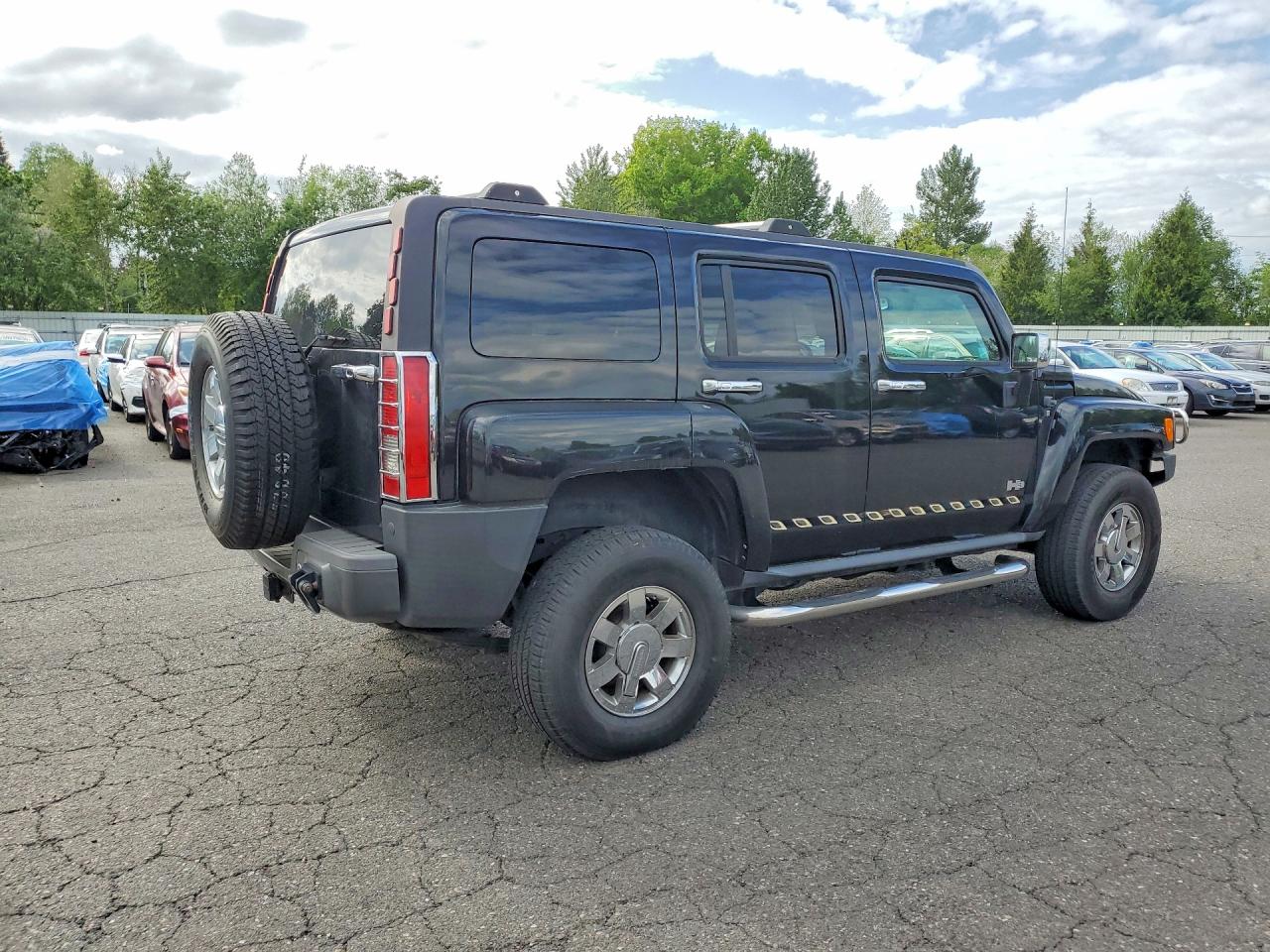 2006 Hummer H3 Черный vin: 5GTDN136968280979