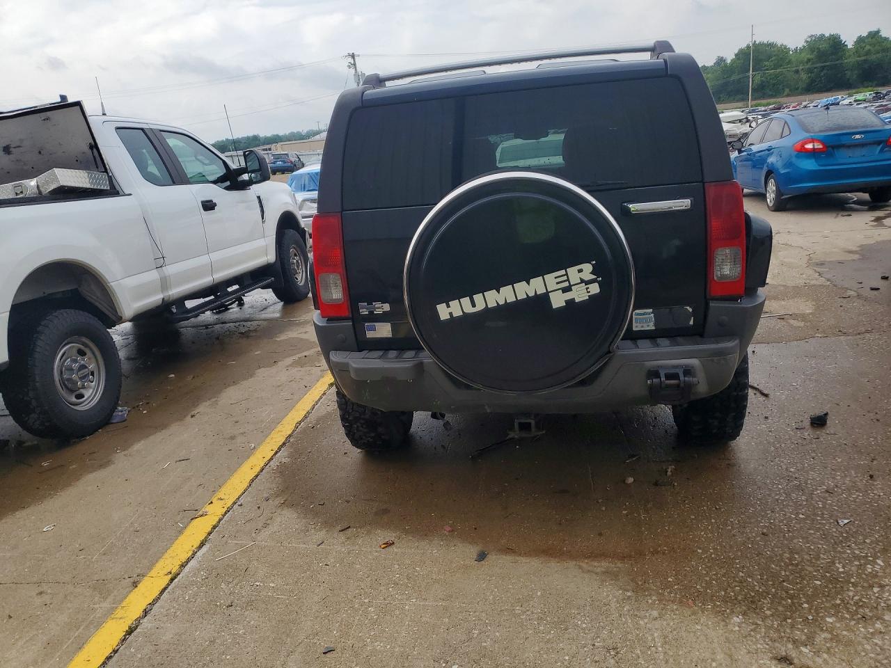 2006 Hummer H3 Black vin: 5GTDN136X68100201