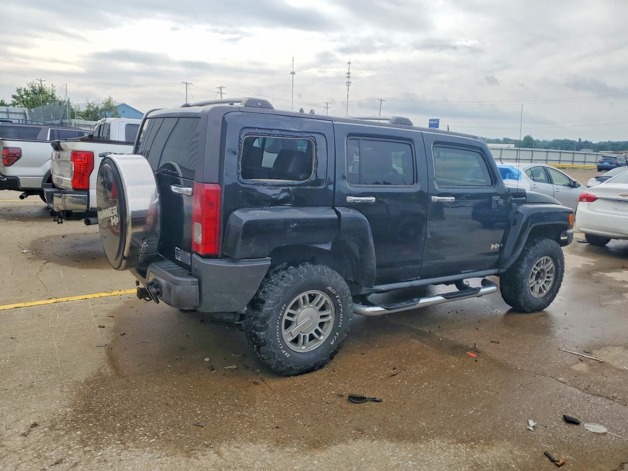 2006 Hummer H3 Black vin: 5GTDN136X68100201