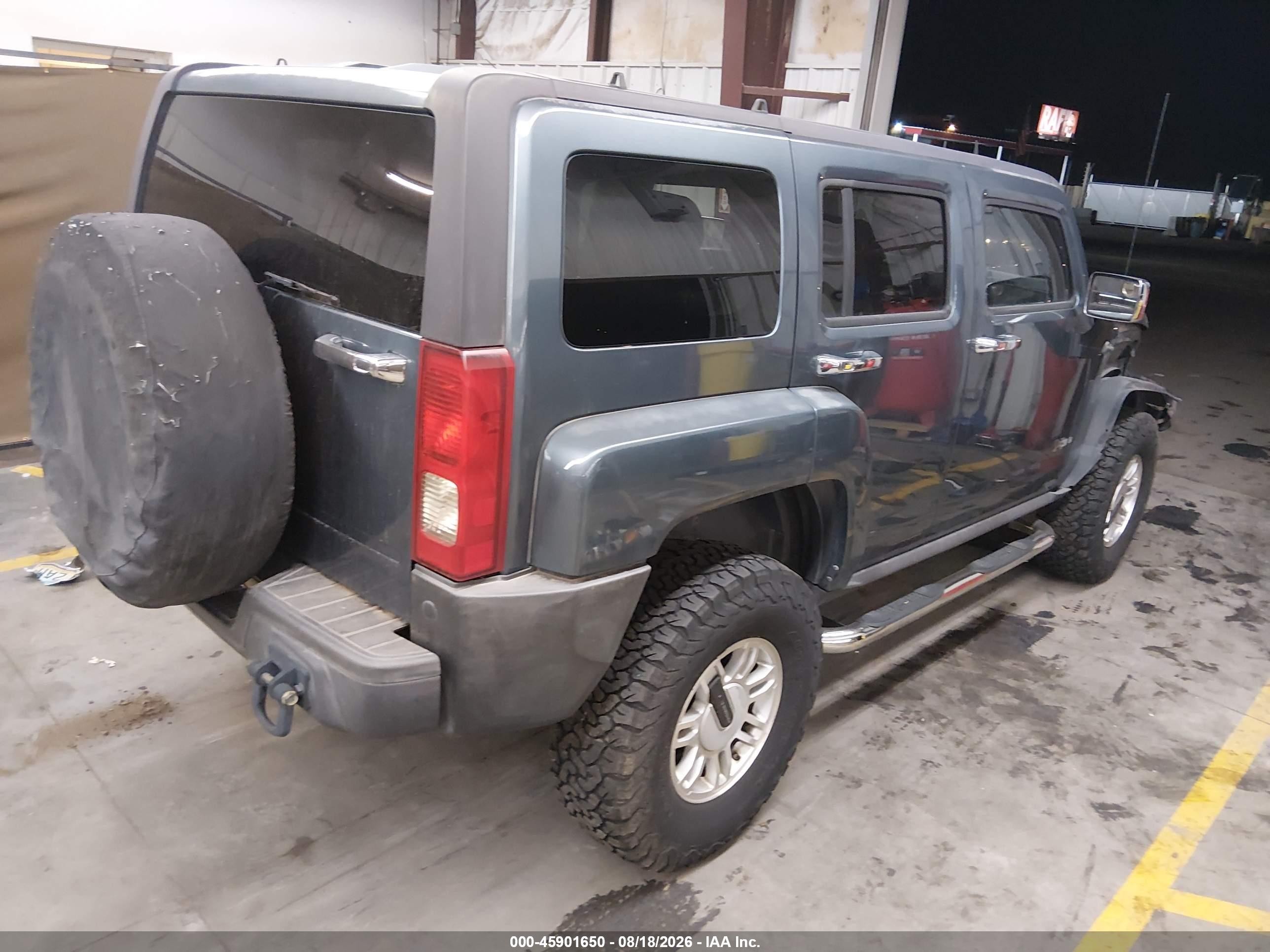 2006 Hummer H3 Suv   Gray vin: 5GTDN136X68146109