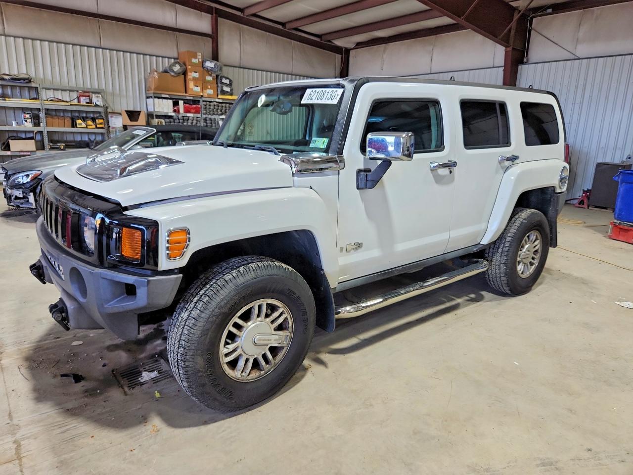 2006 Hummer H3 White vin: 5GTDN136X68176095