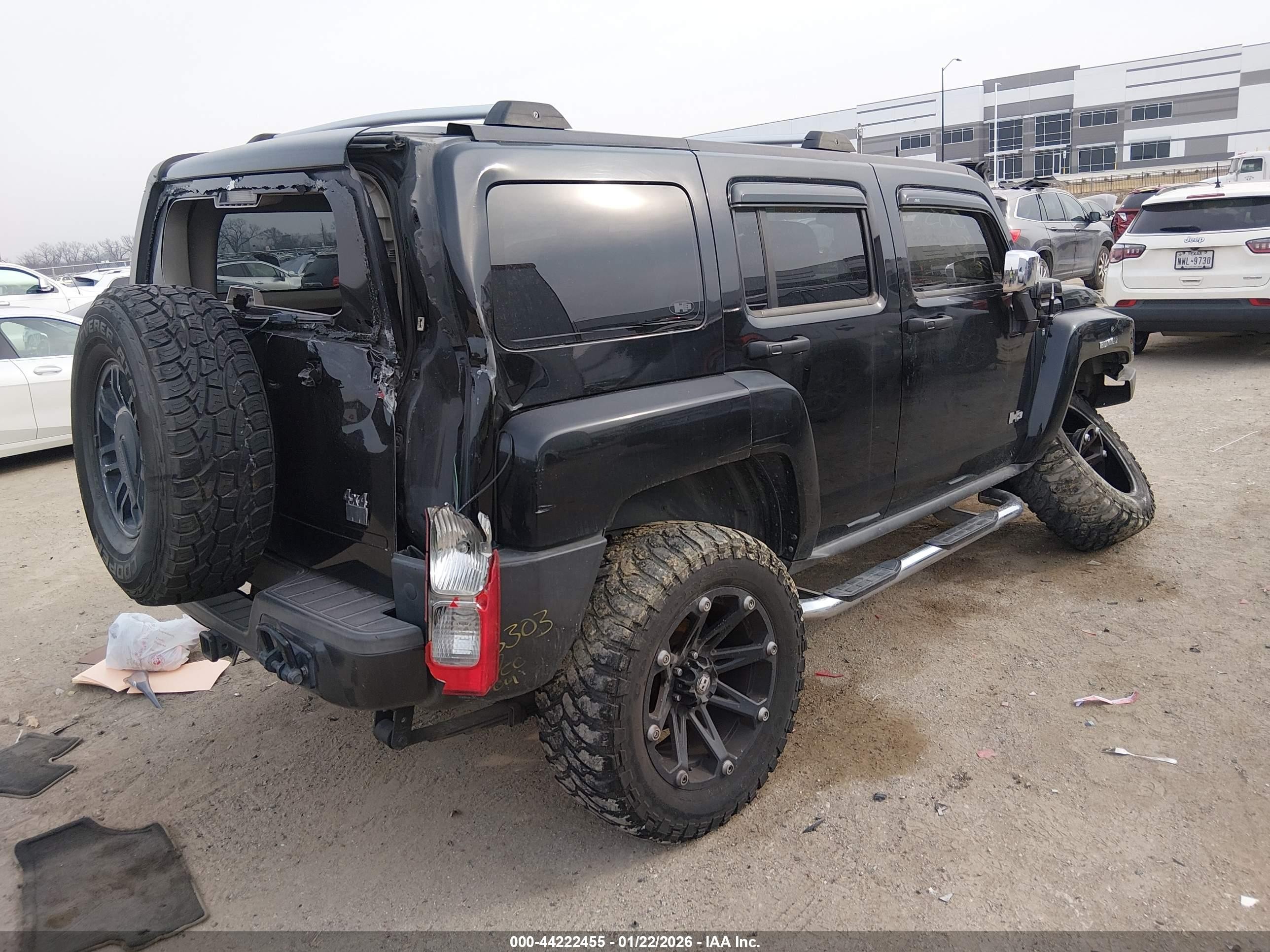 2006 Hummer H3 Suv   Черный vin: 5GTDN136X68283566