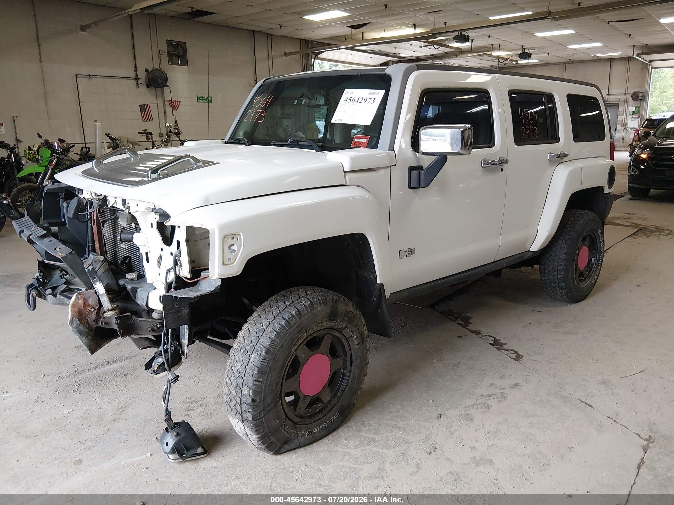 2006 Hummer H3 Suv   Белый vin: 5GTDN136X68297063