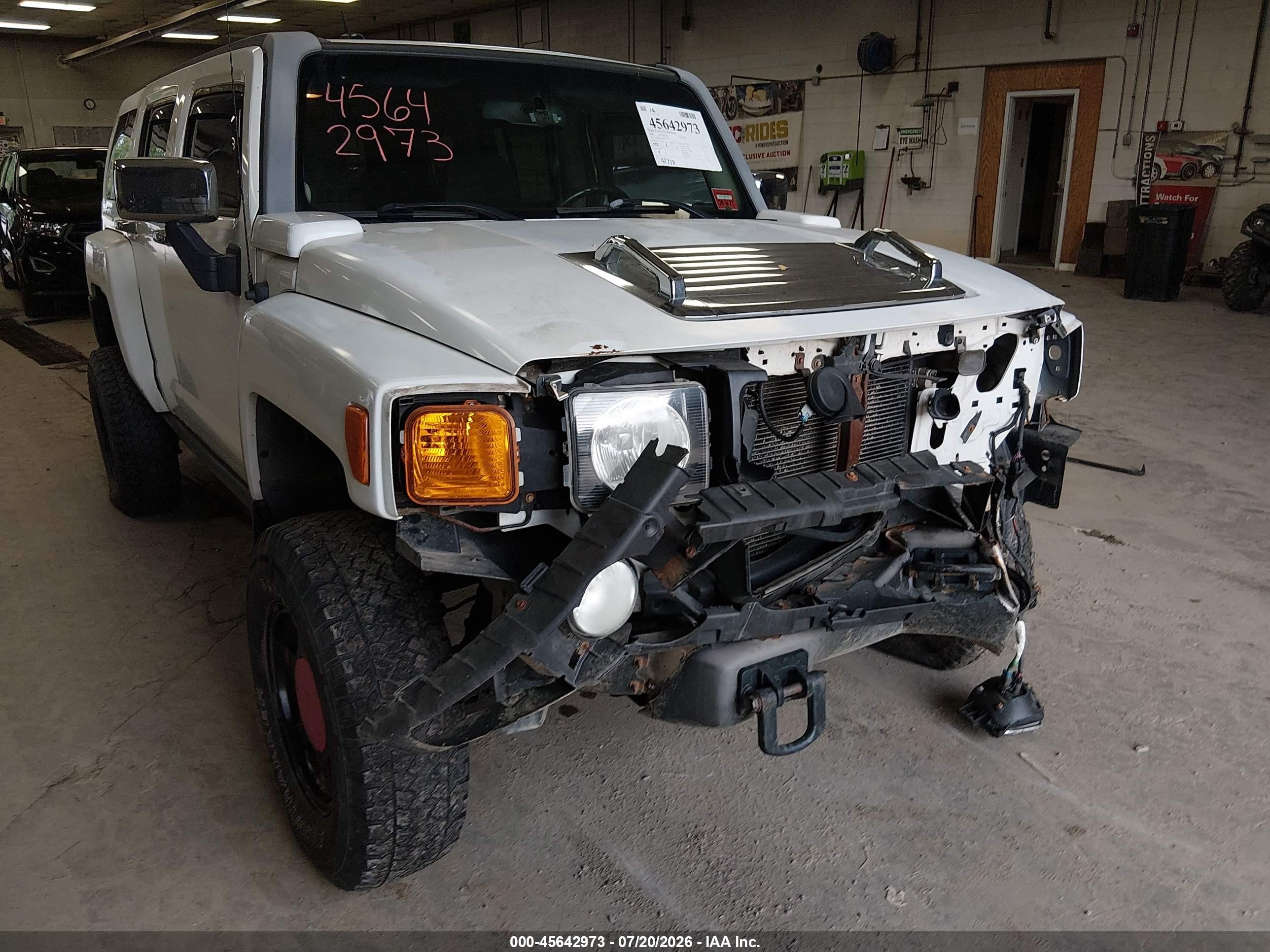 2006 Hummer H3 Suv   Белый vin: 5GTDN136X68297063