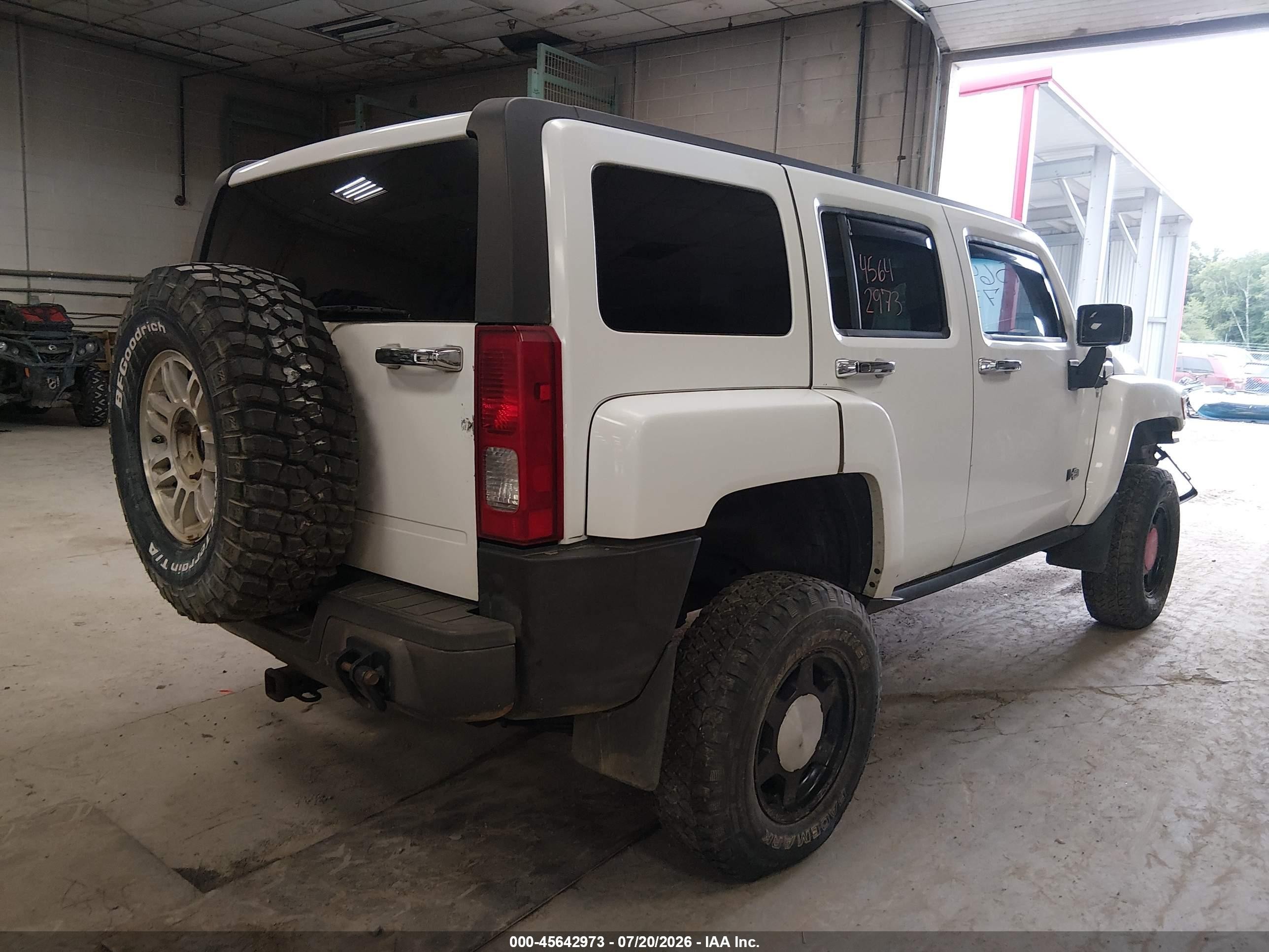 2006 Hummer H3 Suv   Белый vin: 5GTDN136X68297063