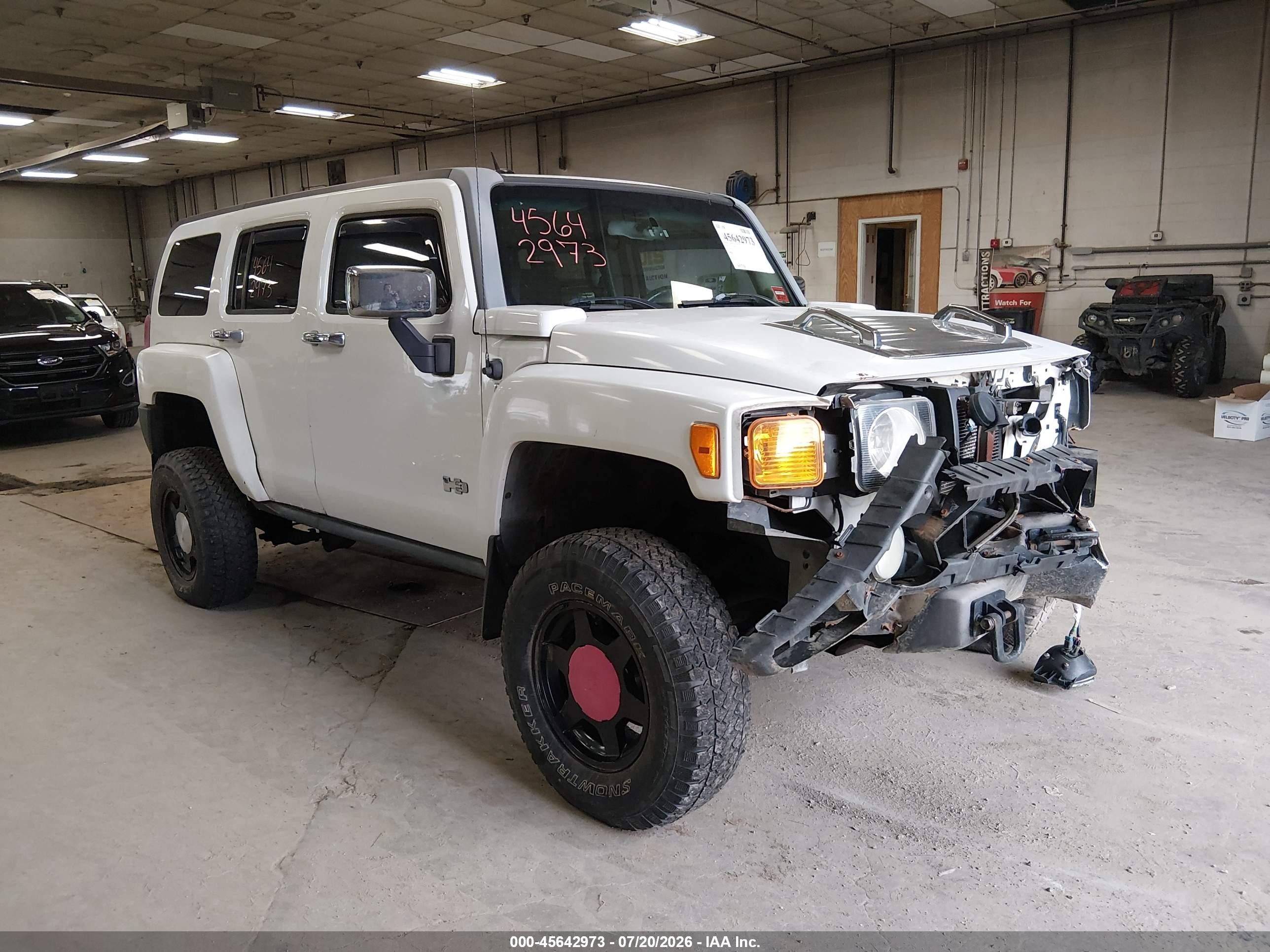 2006 Hummer H3 Suv   Белый vin: 5GTDN136X68297063