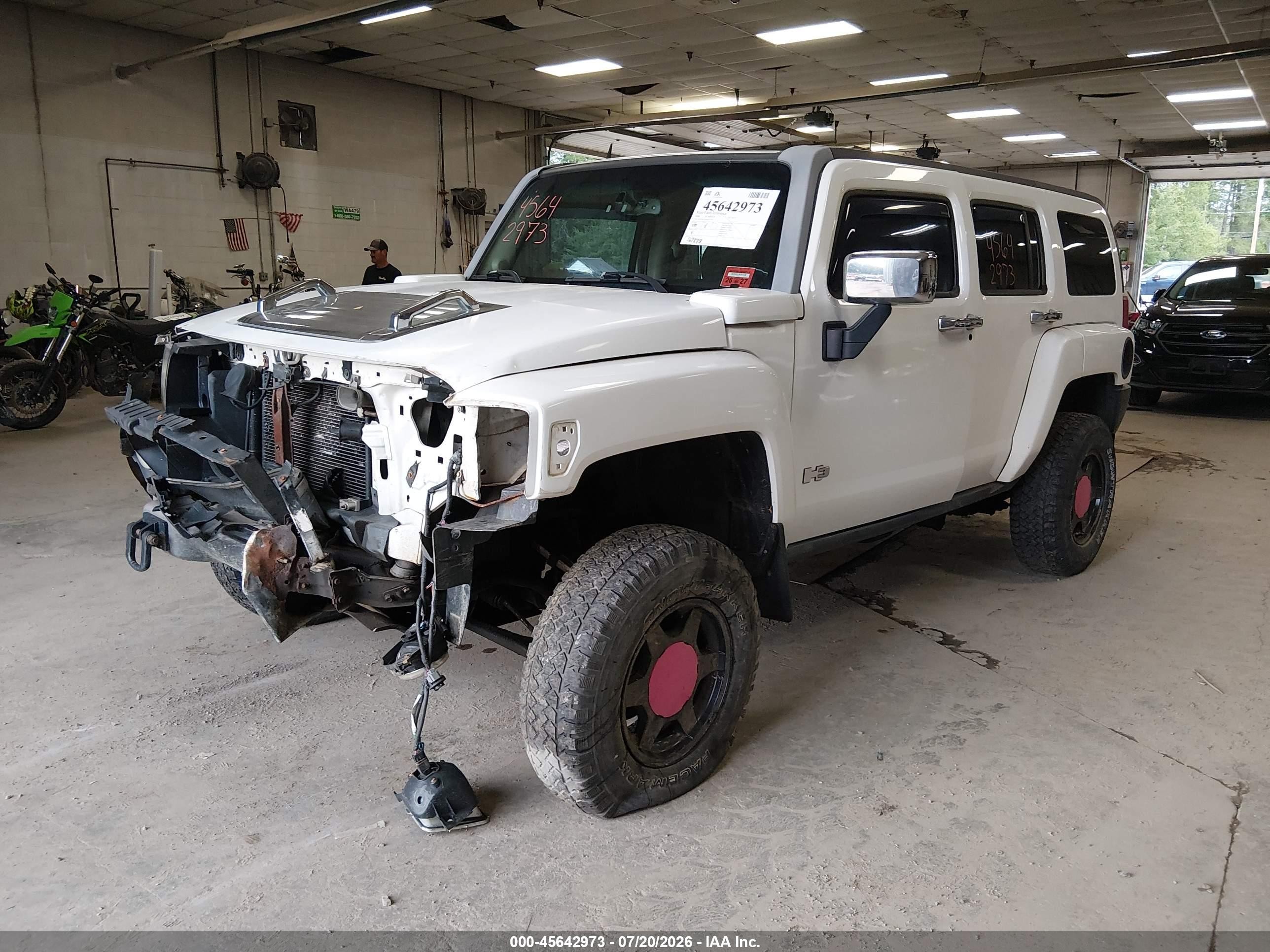 2006 Hummer H3 Suv   Белый vin: 5GTDN136X68297063
