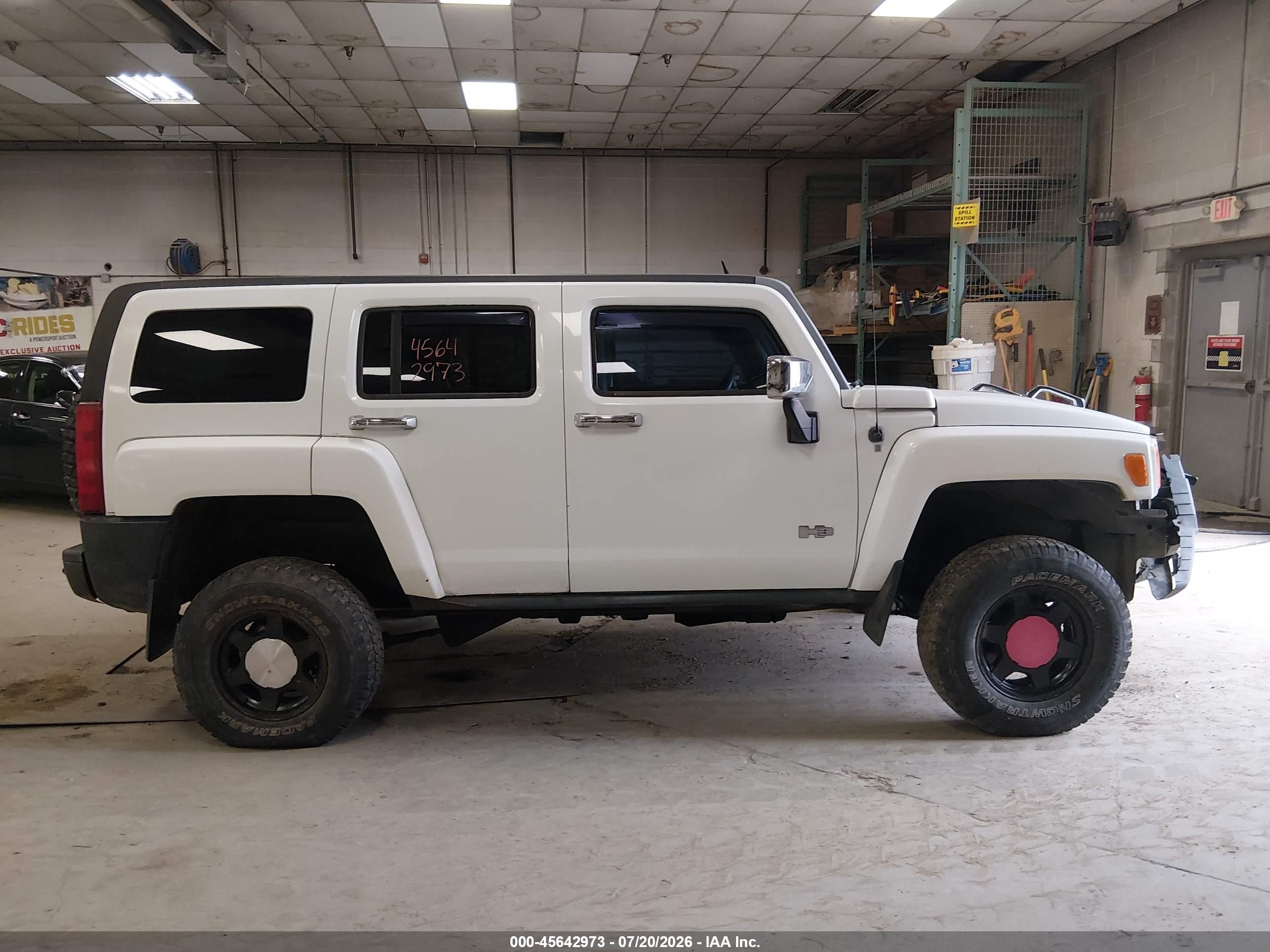 2006 Hummer H3 Suv   Белый vin: 5GTDN136X68297063