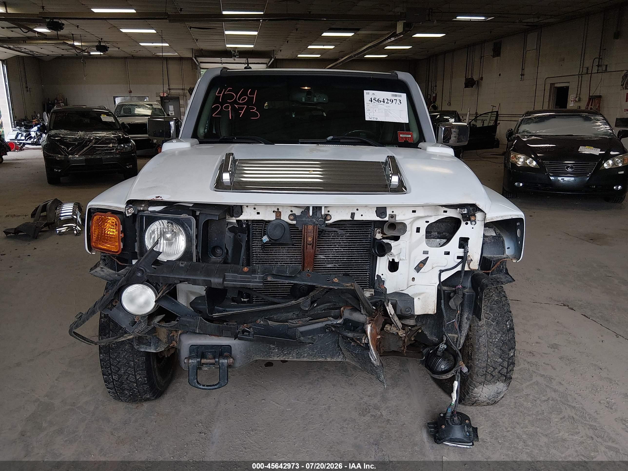 2006 Hummer H3 Suv   Белый vin: 5GTDN136X68297063