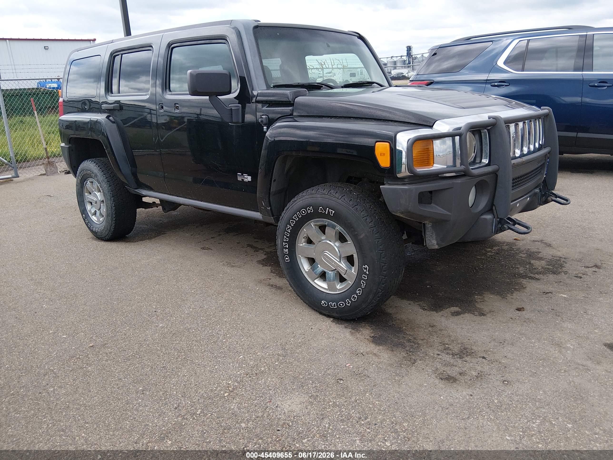 2006 Hummer H3 Suv   Black vin: 5GTDN136X68304531