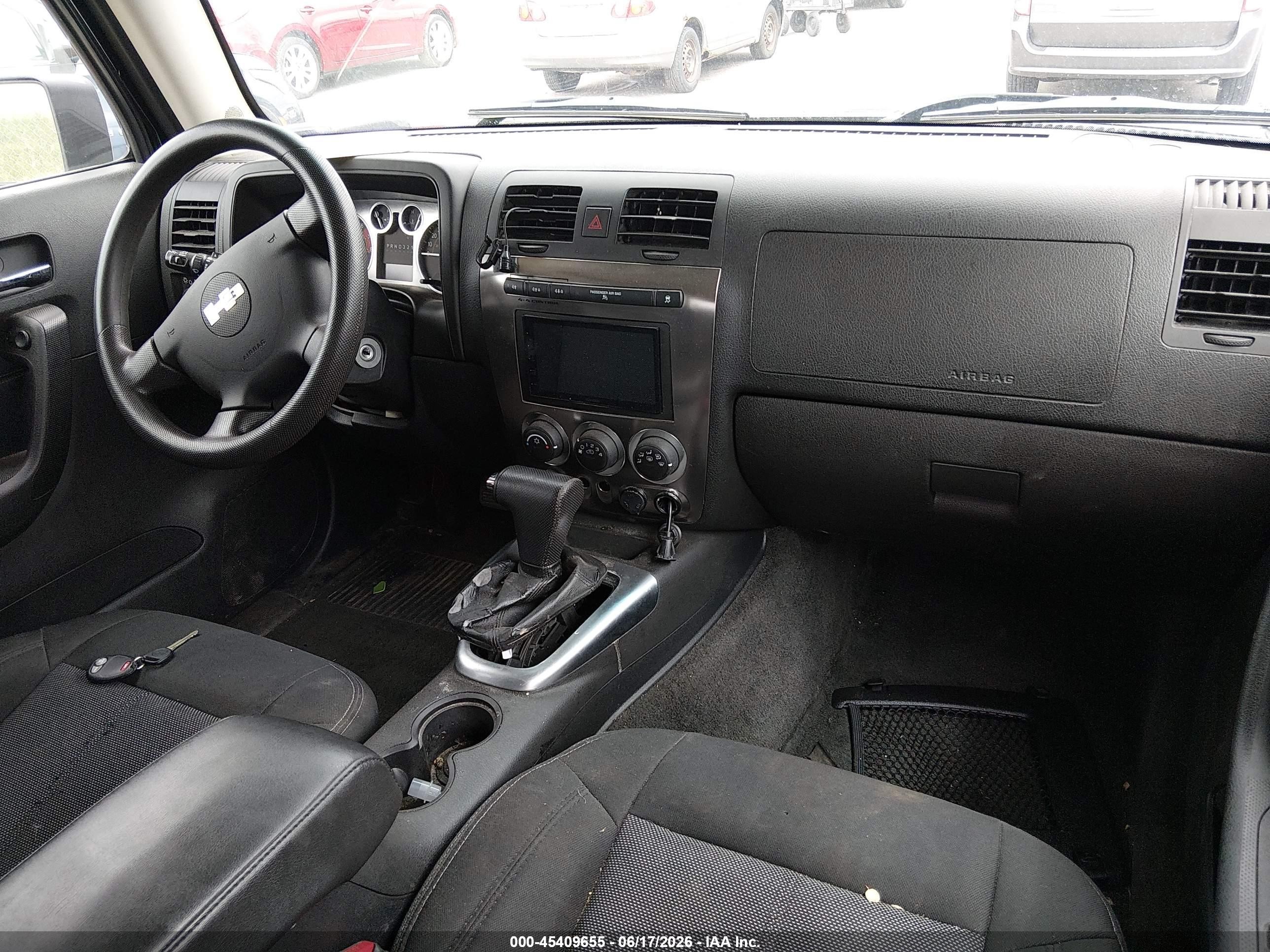 2006 Hummer H3 Suv   Black vin: 5GTDN136X68304531