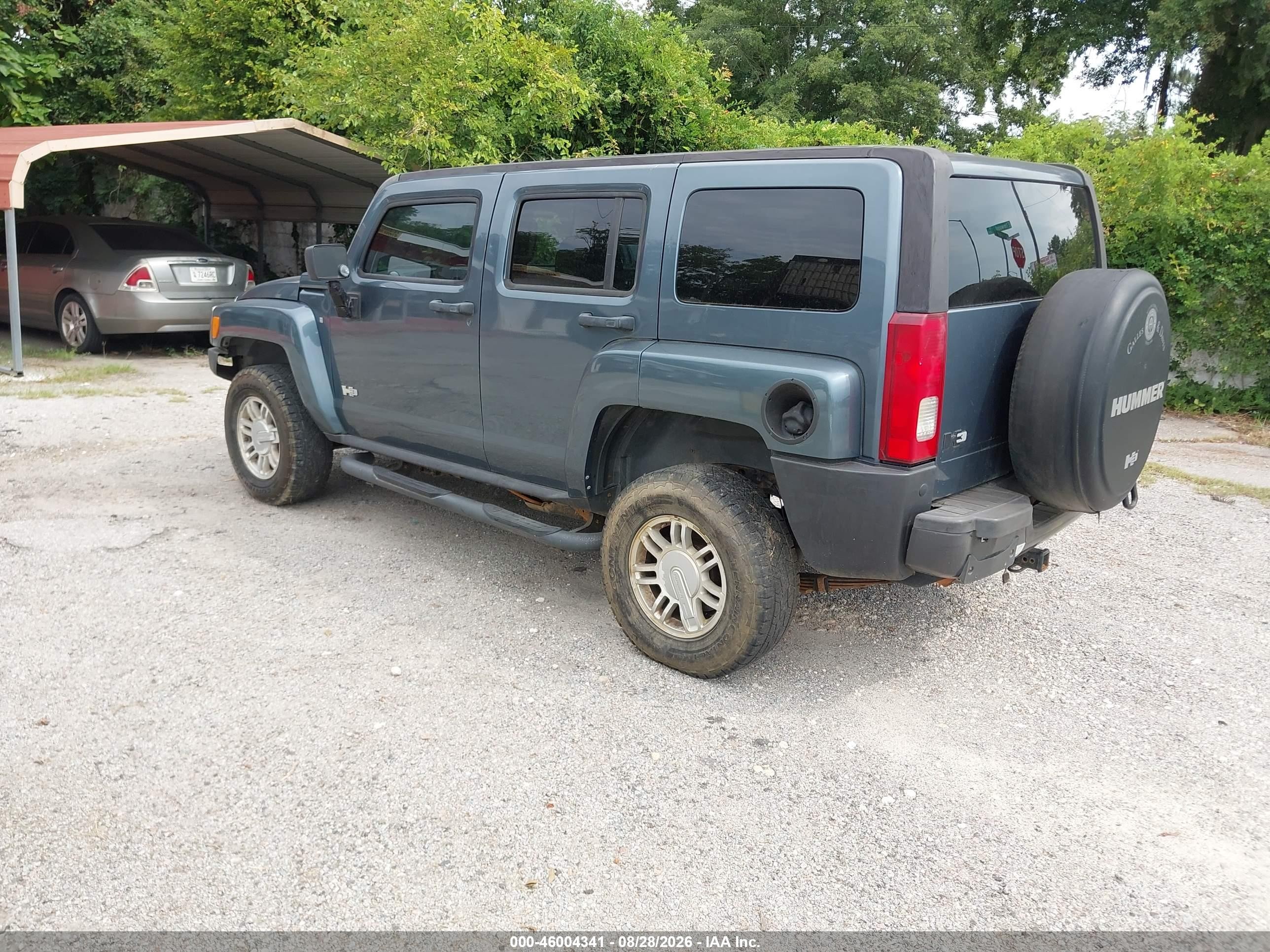 2007 Hummer H3 Suv   Зеленый vin: 5GTDN13E078152249