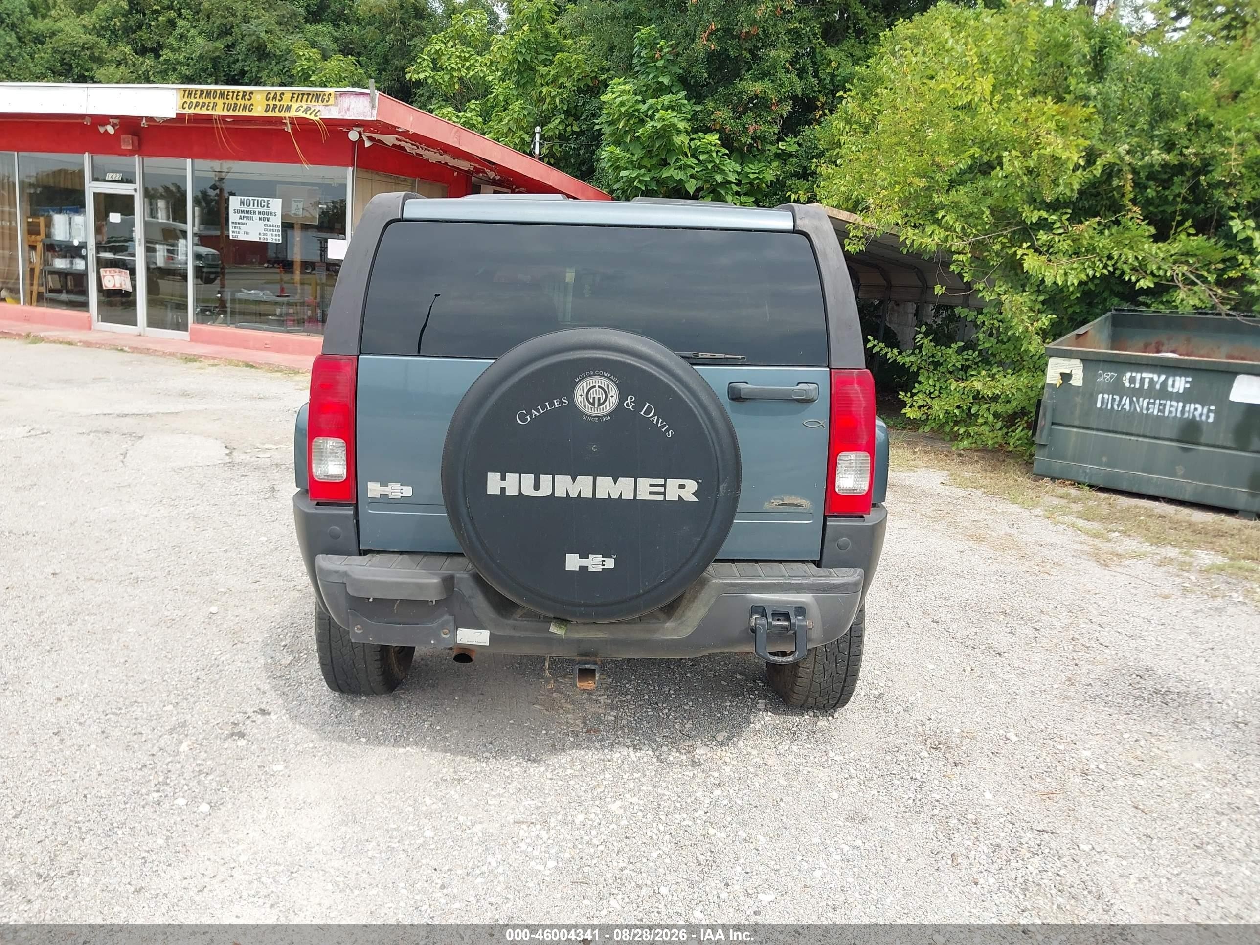 2007 Hummer H3 Suv   Зеленый vin: 5GTDN13E078152249