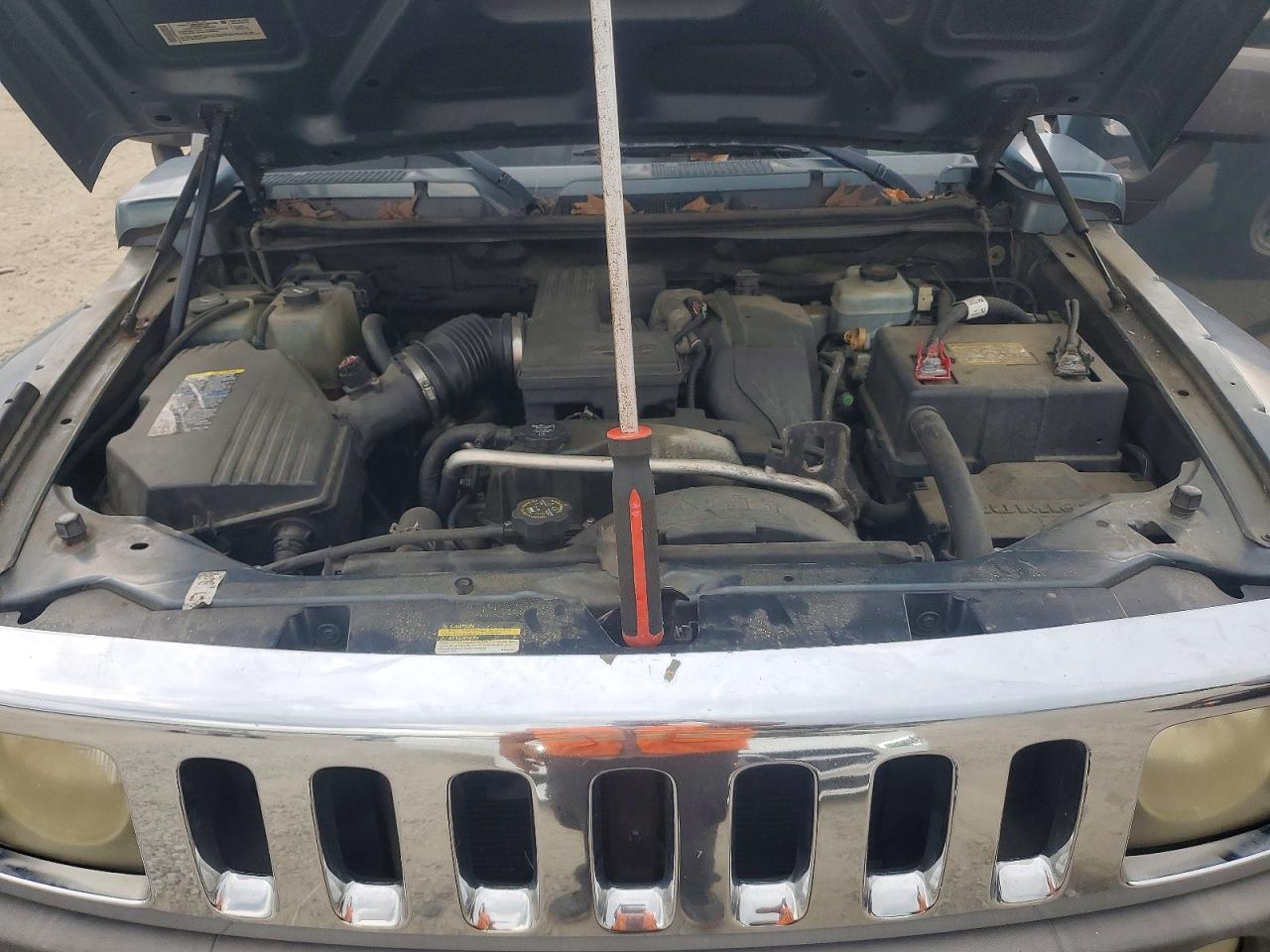 2007 Hummer H3 Серый vin: 5GTDN13E078163476