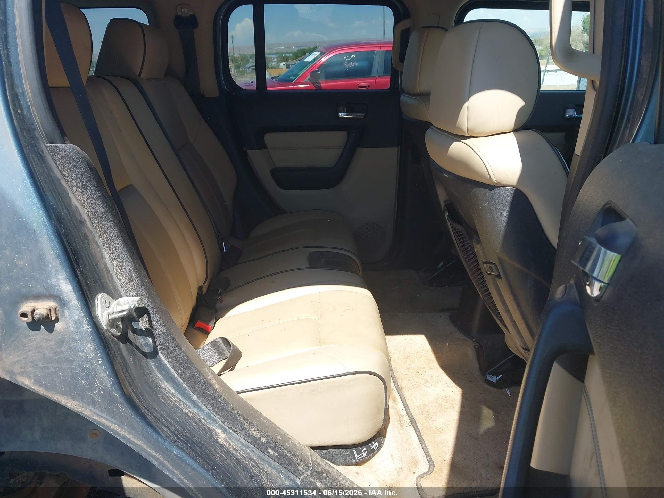 2007 Hummer H3 Suv   Gray vin: 5GTDN13E078164322