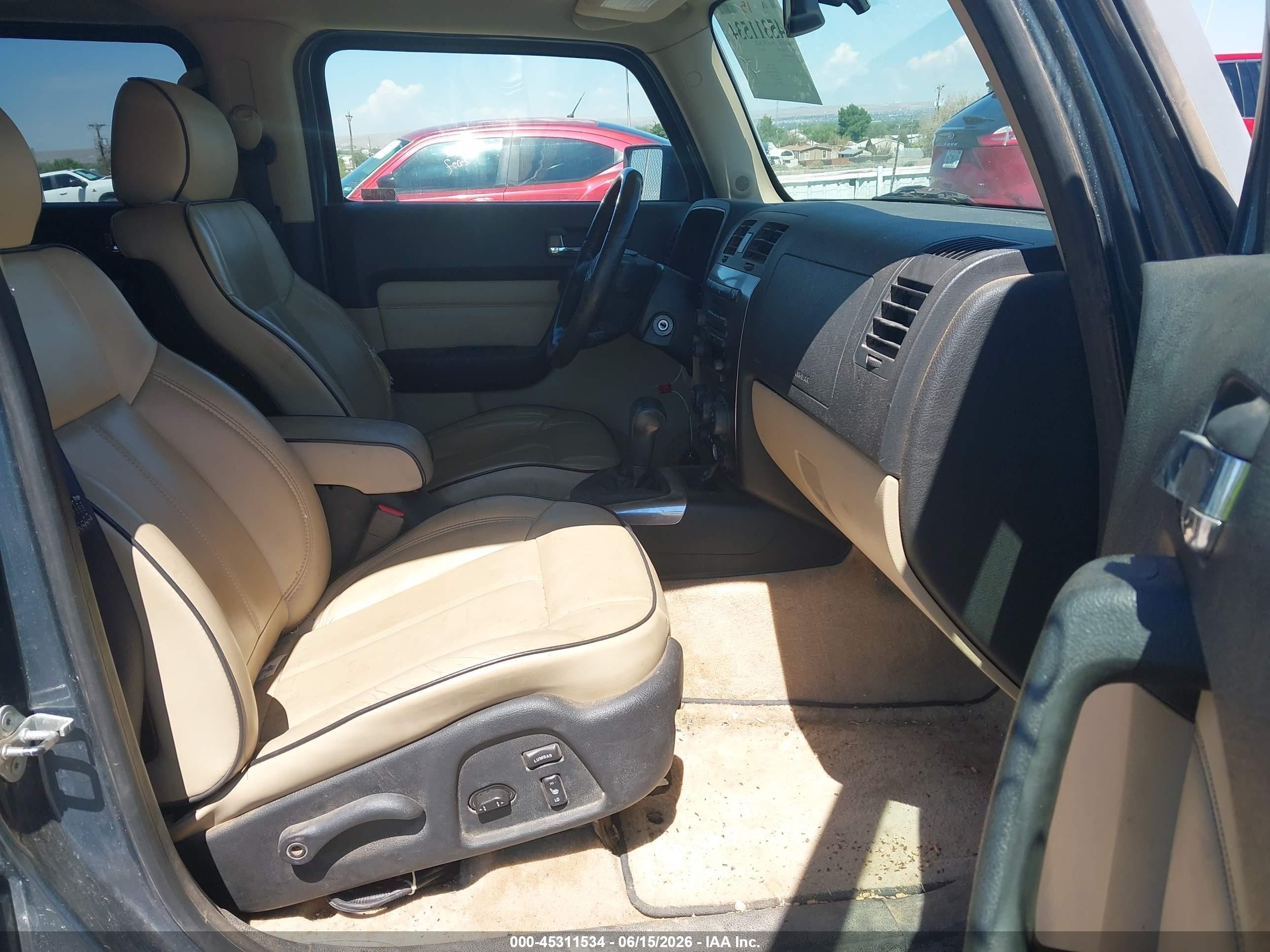 2007 Hummer H3 Suv   Gray vin: 5GTDN13E078164322