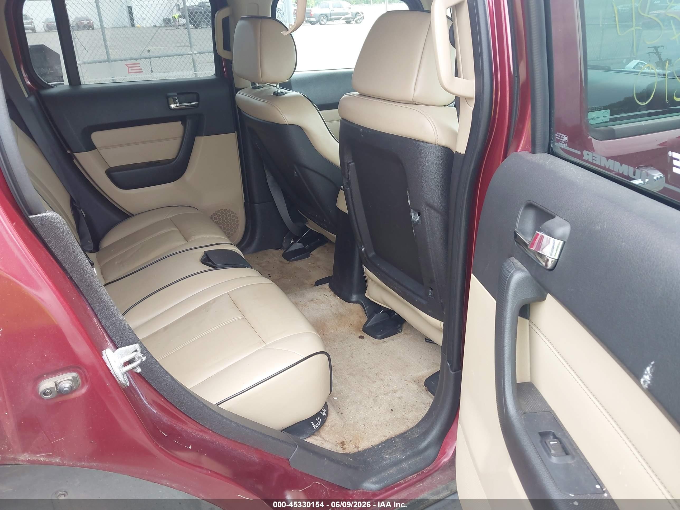 2007 Hummer H3 Suv   Purple vin: 5GTDN13E078173666