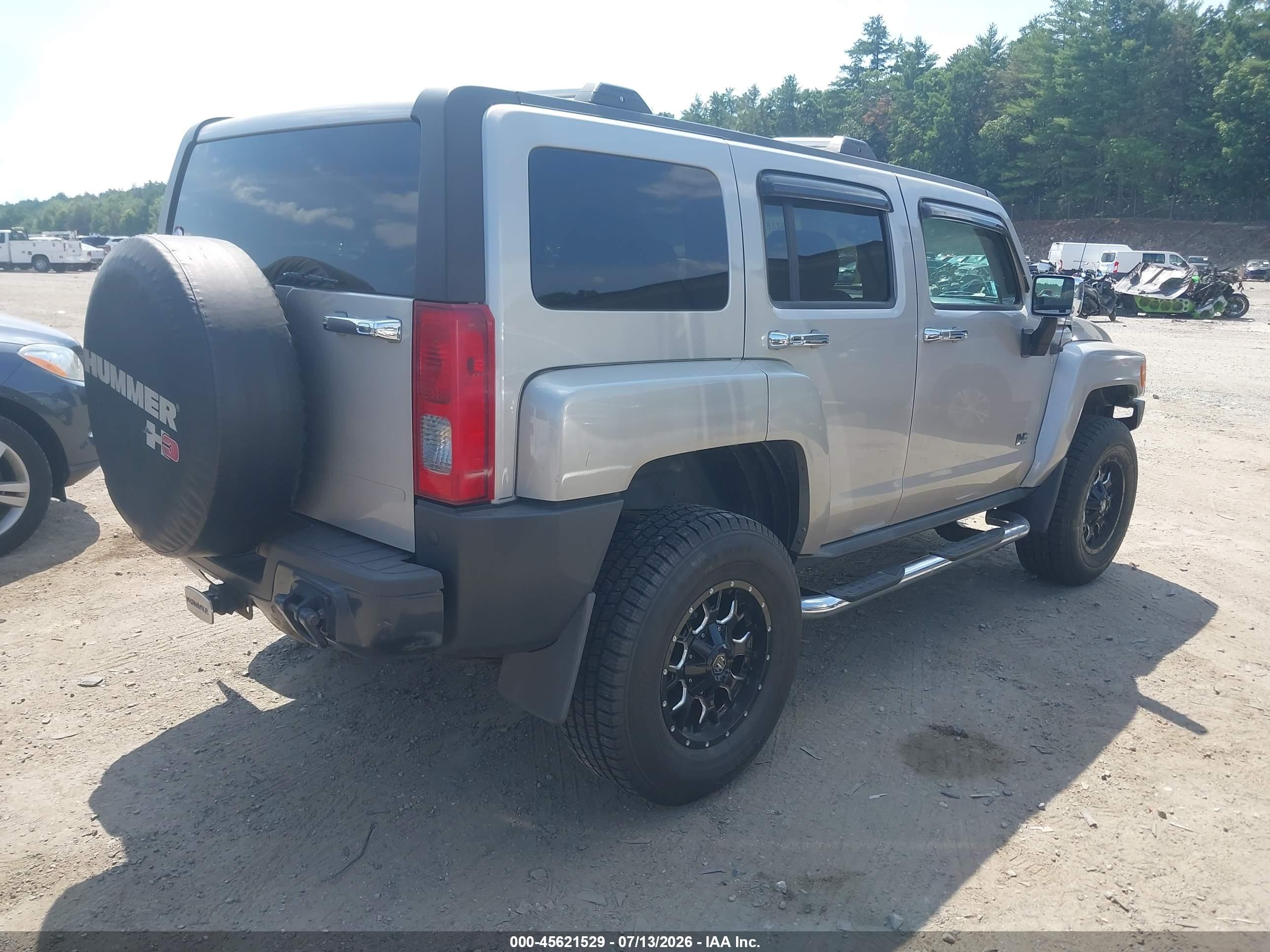 2007 Hummer H3 Suv   Серебряный vin: 5GTDN13E078196199