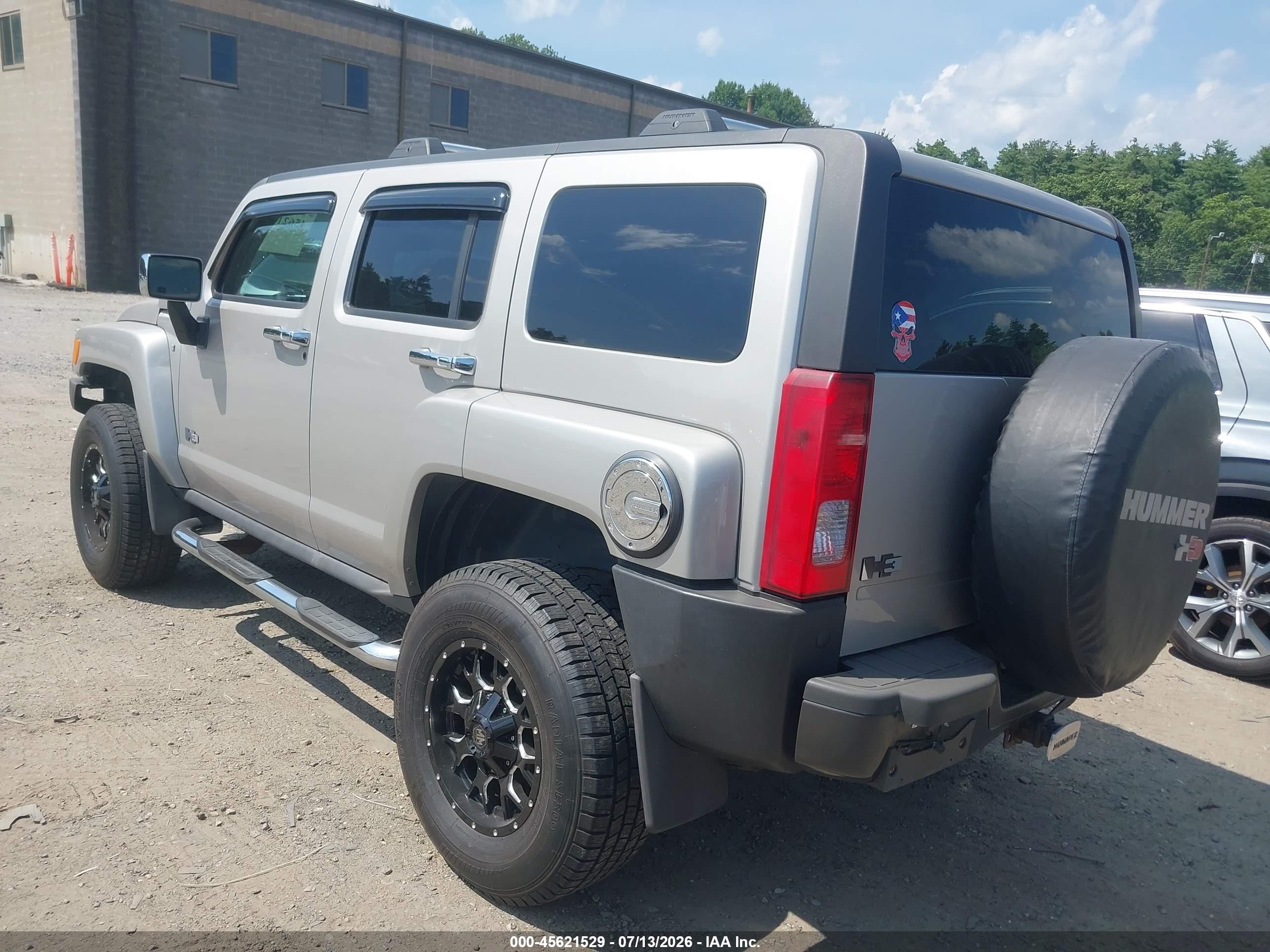 2007 Hummer H3 Suv   Серебряный vin: 5GTDN13E078196199