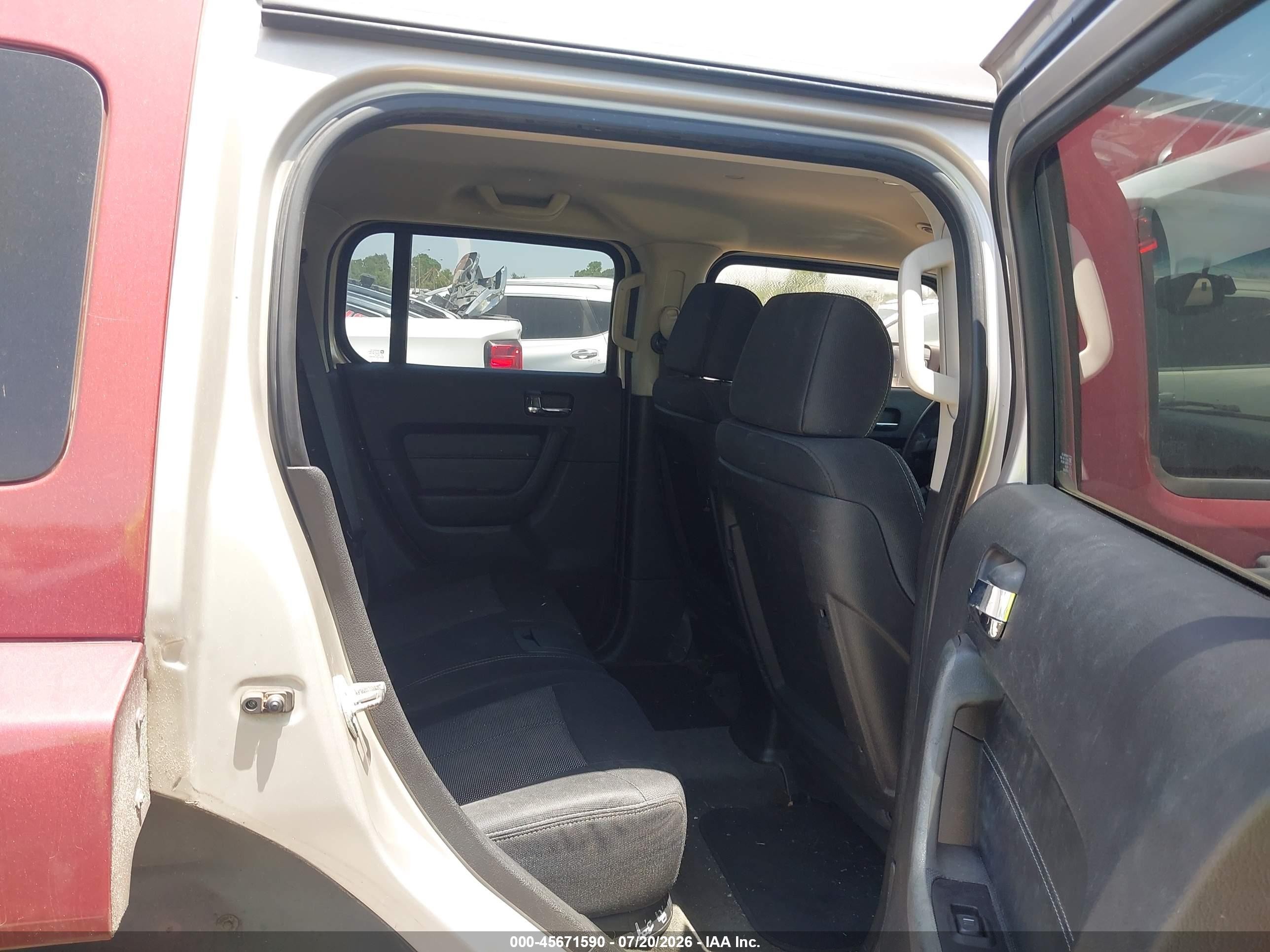 2007 Hummer H3 Suv   Red vin: 5GTDN13E078213289