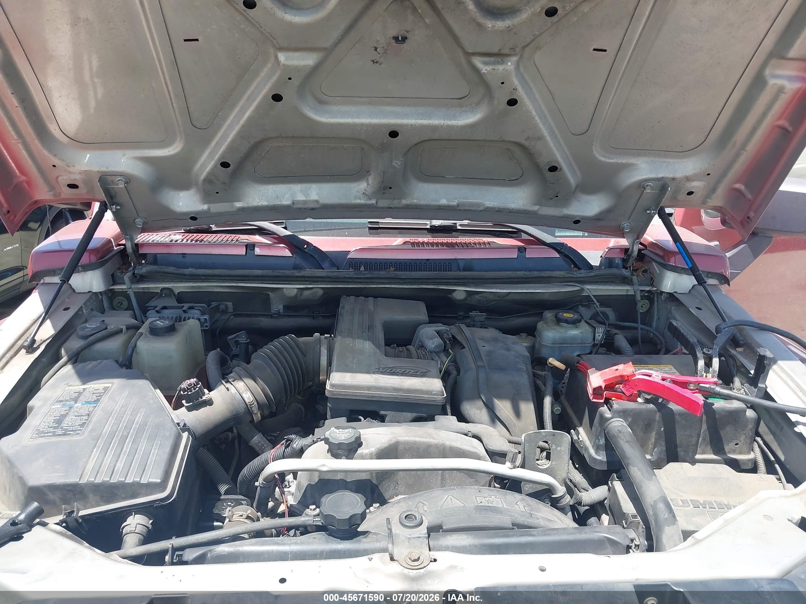 2007 Hummer H3 Suv   Red vin: 5GTDN13E078213289
