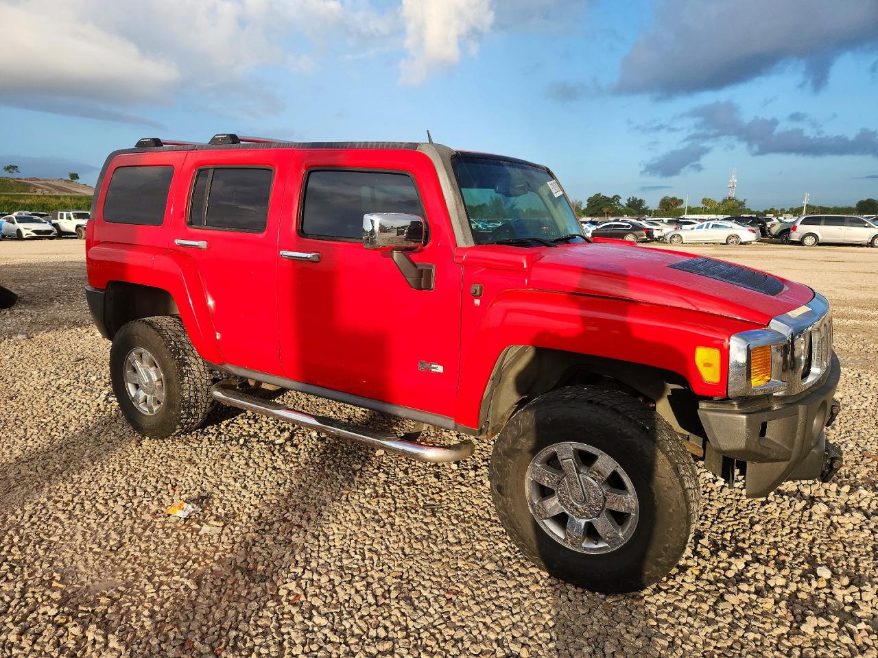 2007 Hummer H3 Красный vin: 5GTDN13E078235583