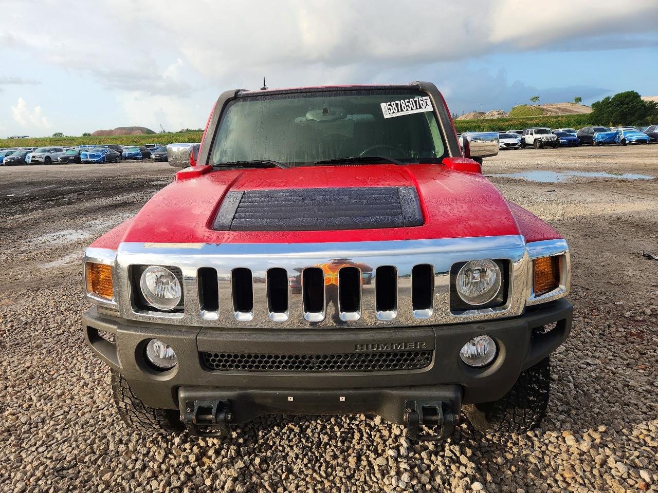 2007 Hummer H3 Красный vin: 5GTDN13E078235583