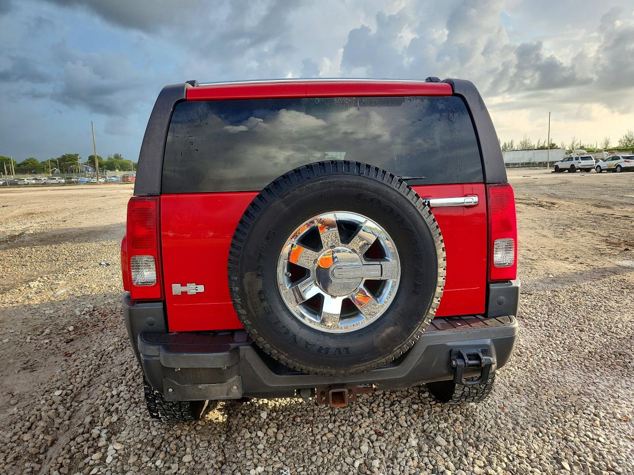 2007 Hummer H3 Красный vin: 5GTDN13E078235583