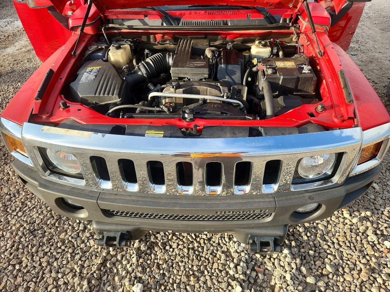 2007 Hummer H3 Красный vin: 5GTDN13E078235583
