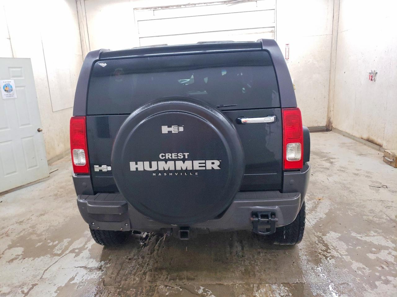 2007 Hummer H3 Black vin: 5GTDN13E078246969