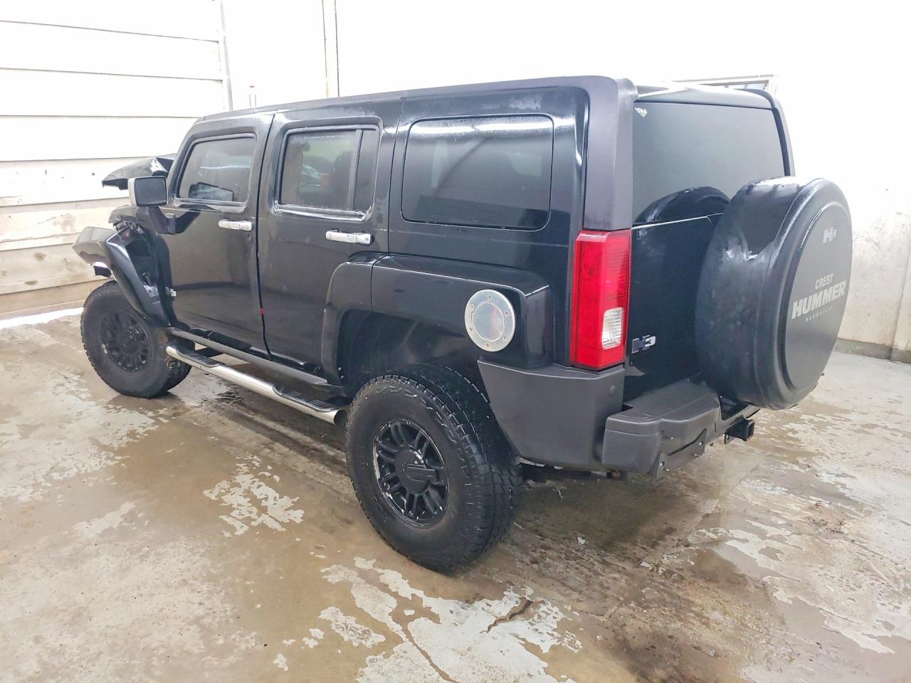 2007 Hummer H3 Black vin: 5GTDN13E078246969
