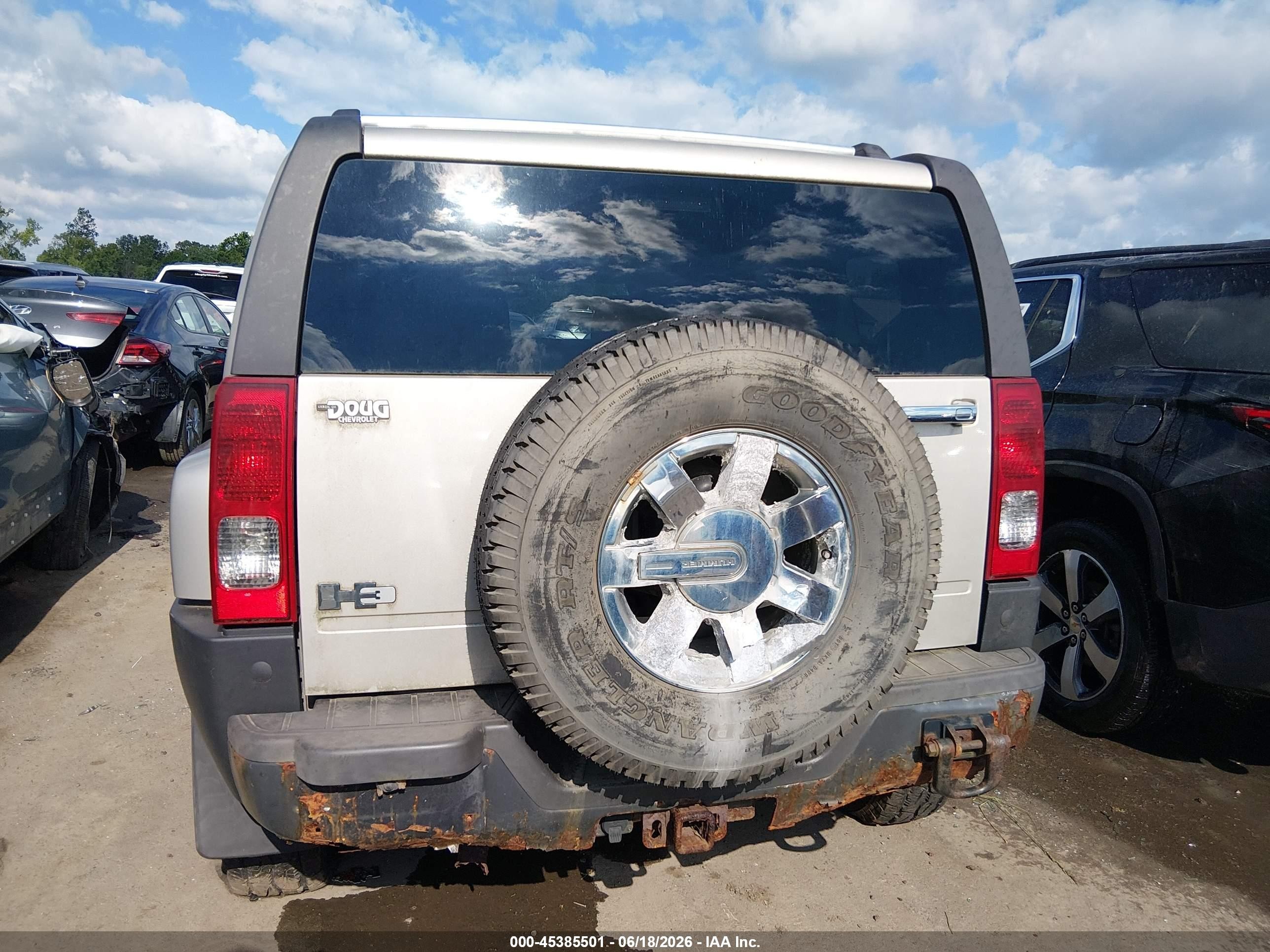 2007 Hummer H3 Suv   Gold vin: 5GTDN13E078251850