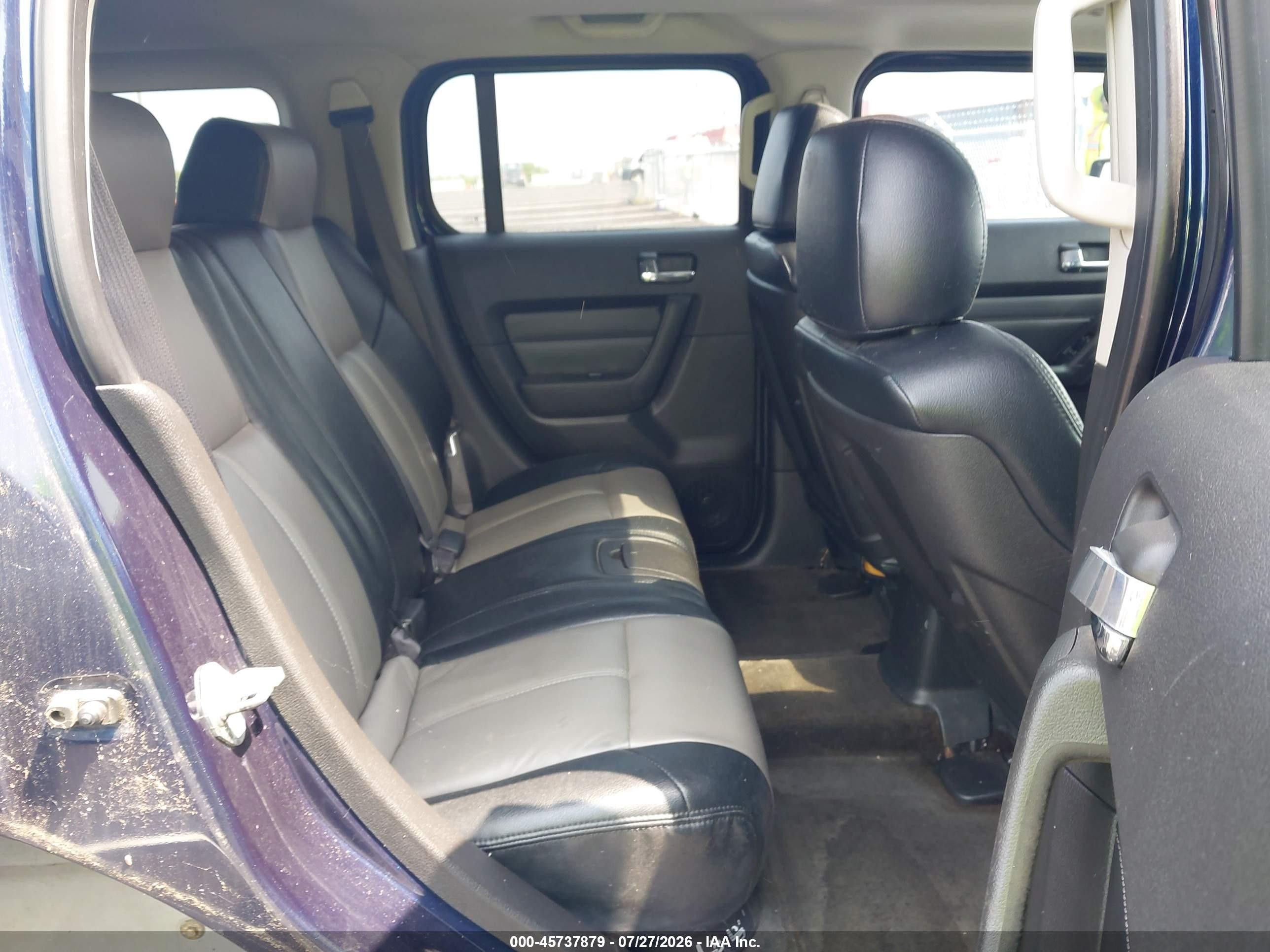2007 Hummer H3 Suv   Dark Blue vin: 5GTDN13E078253663