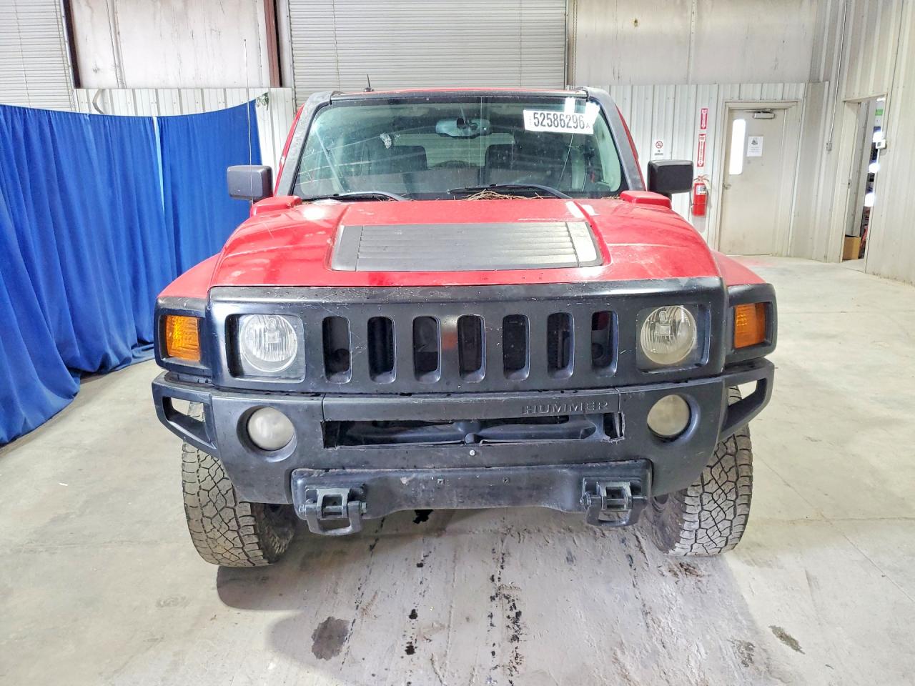 2007 Hummer H3 Red vin: 5GTDN13E178140935