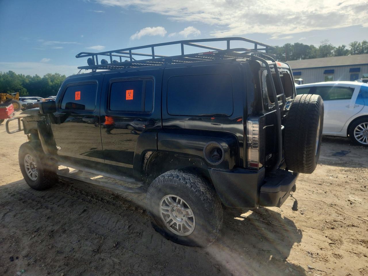2007 Hummer H3 Black vin: 5GTDN13E178145679