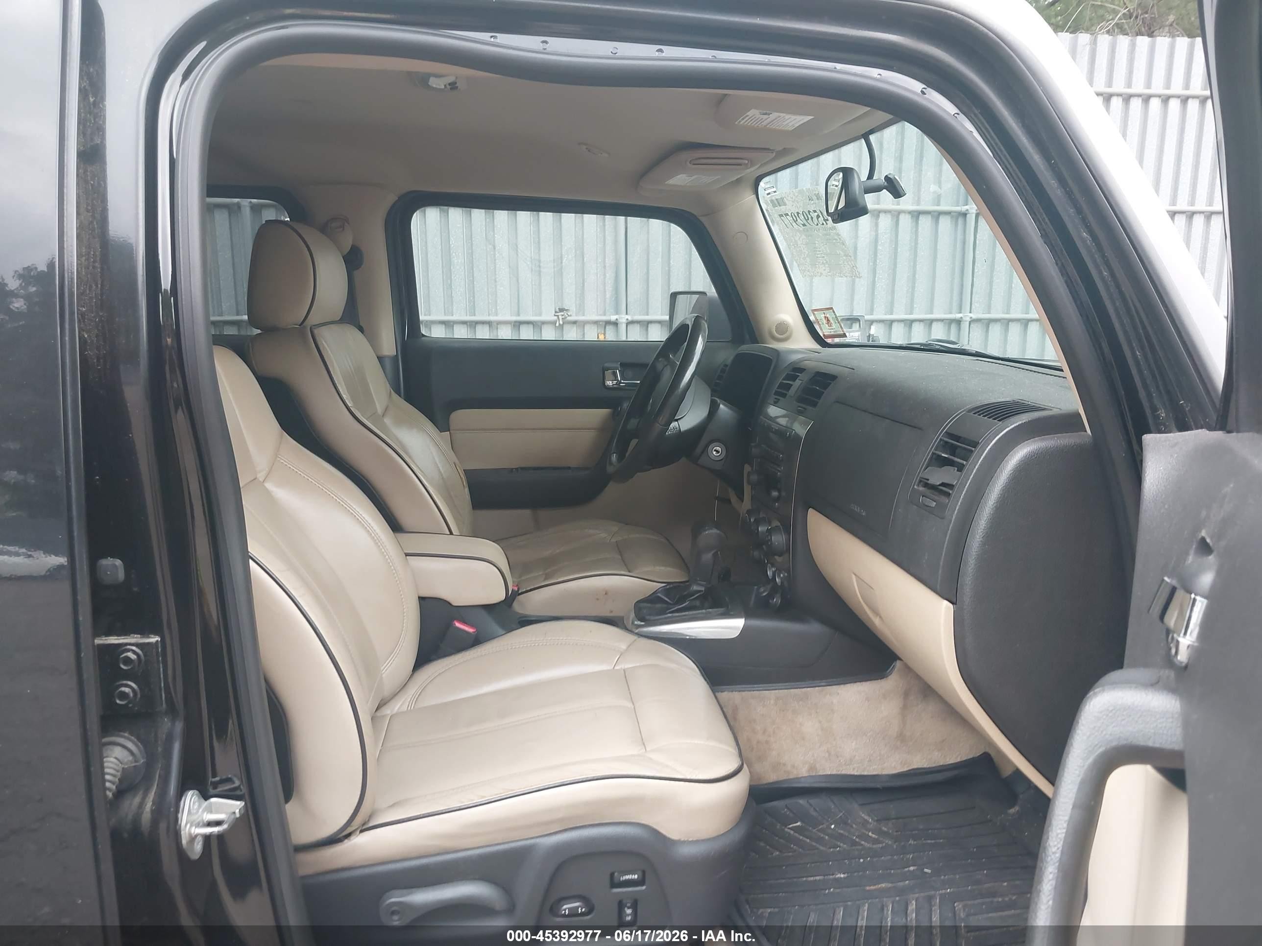 2007 Hummer H3 Suv Black vin: 5GTDN13E178175832