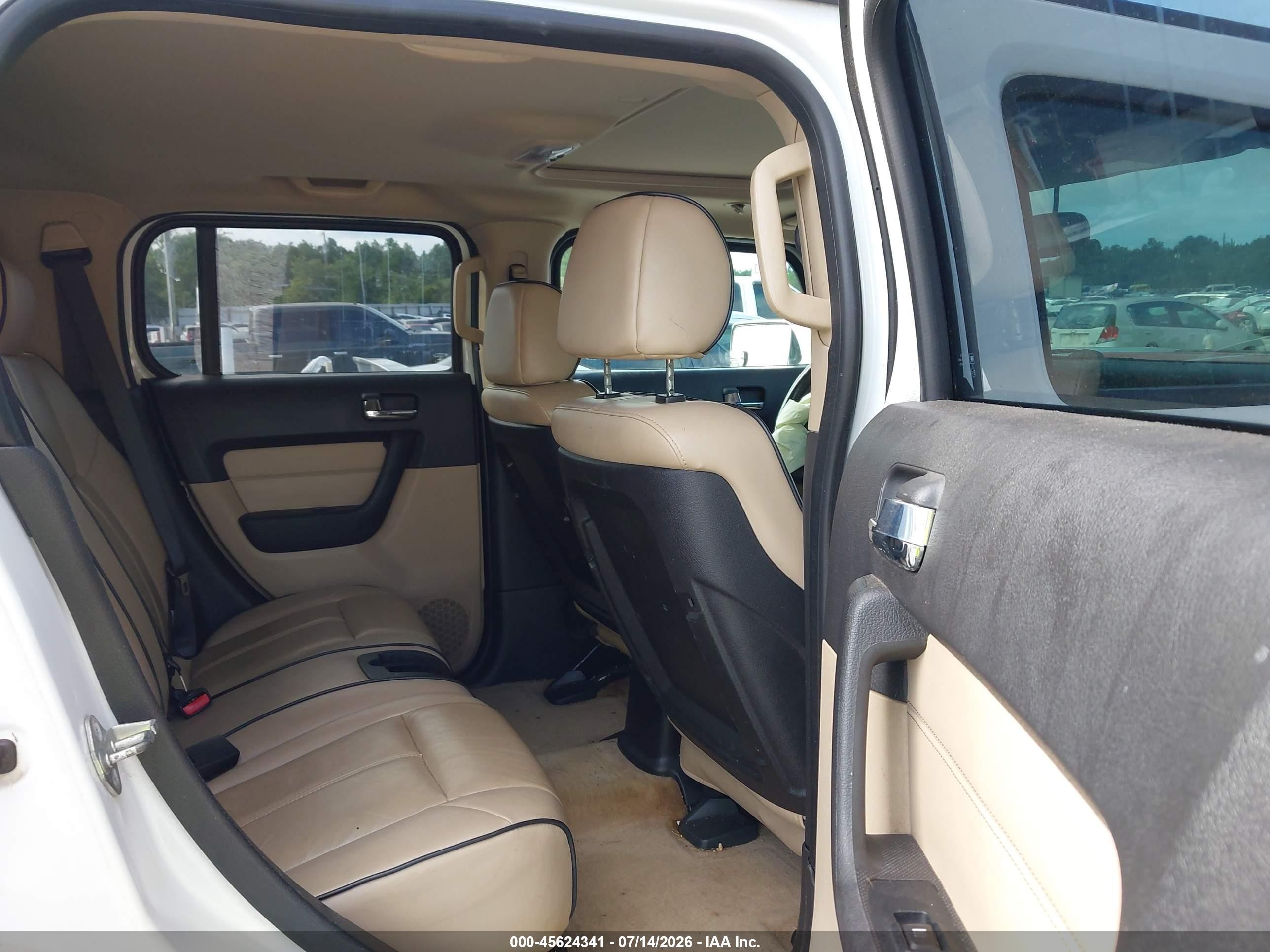 2007 Hummer H3 Suv   Белый vin: 5GTDN13E278122735