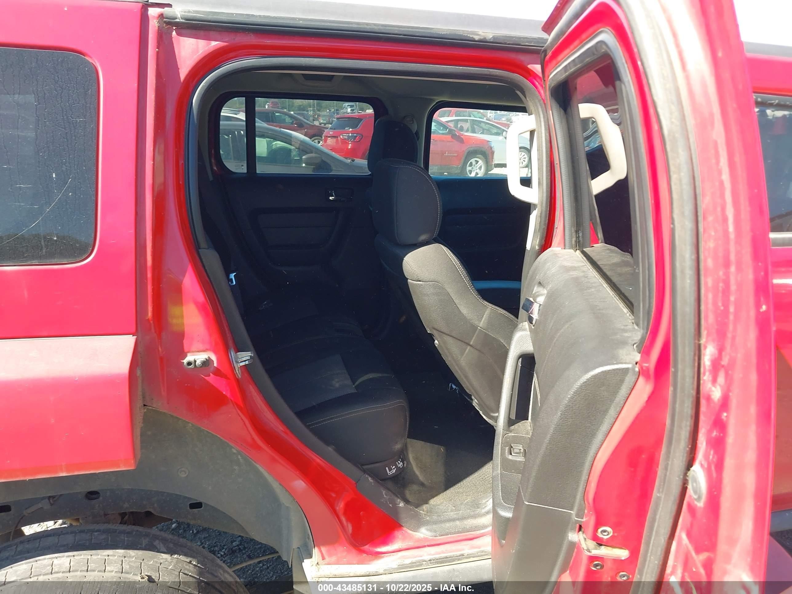 2007 Hummer H3 Suv   Красный vin: 5GTDN13E378100324