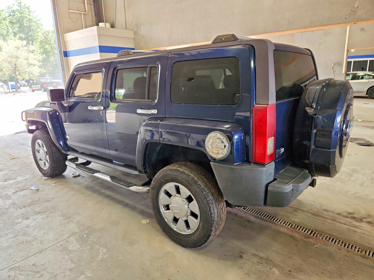 2007 Hummer H3 Синий vin: 5GTDN13E478109551