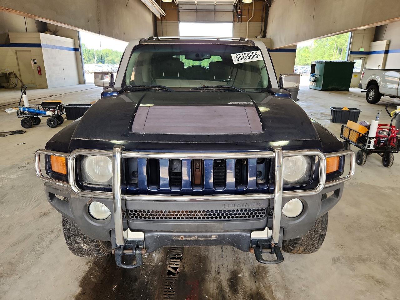 2007 Hummer H3 Синий vin: 5GTDN13E478109551